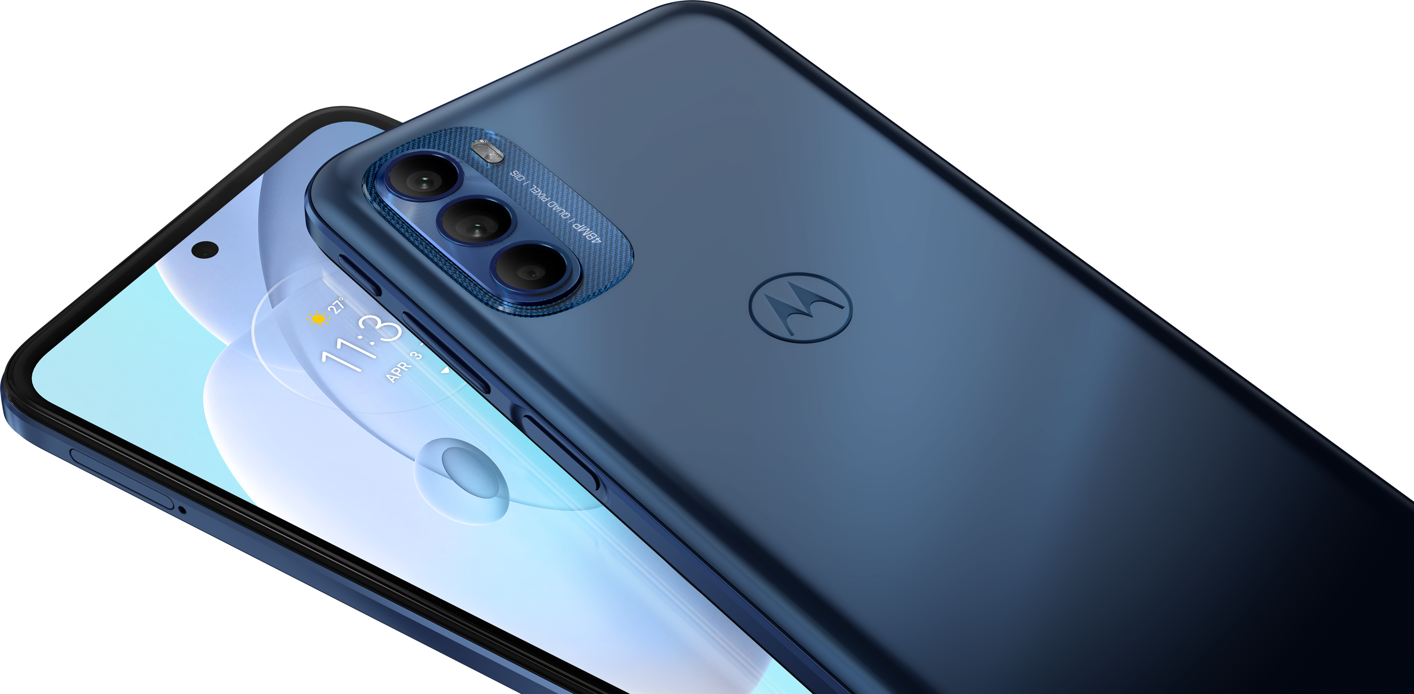 Half Green Light Moto G7 Stock Wallpapers