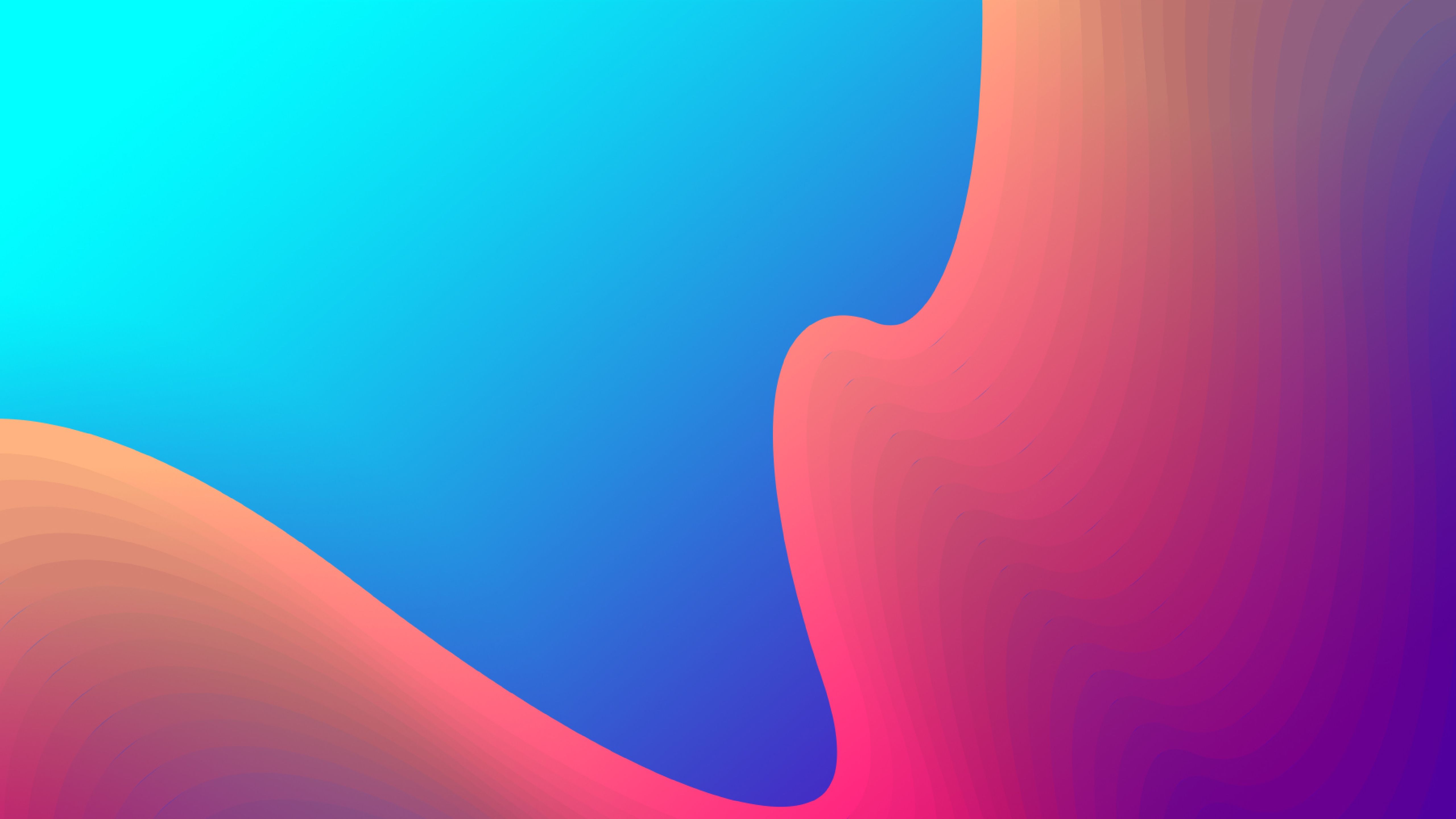 Orange Blue Gradient Mix Wallpapers