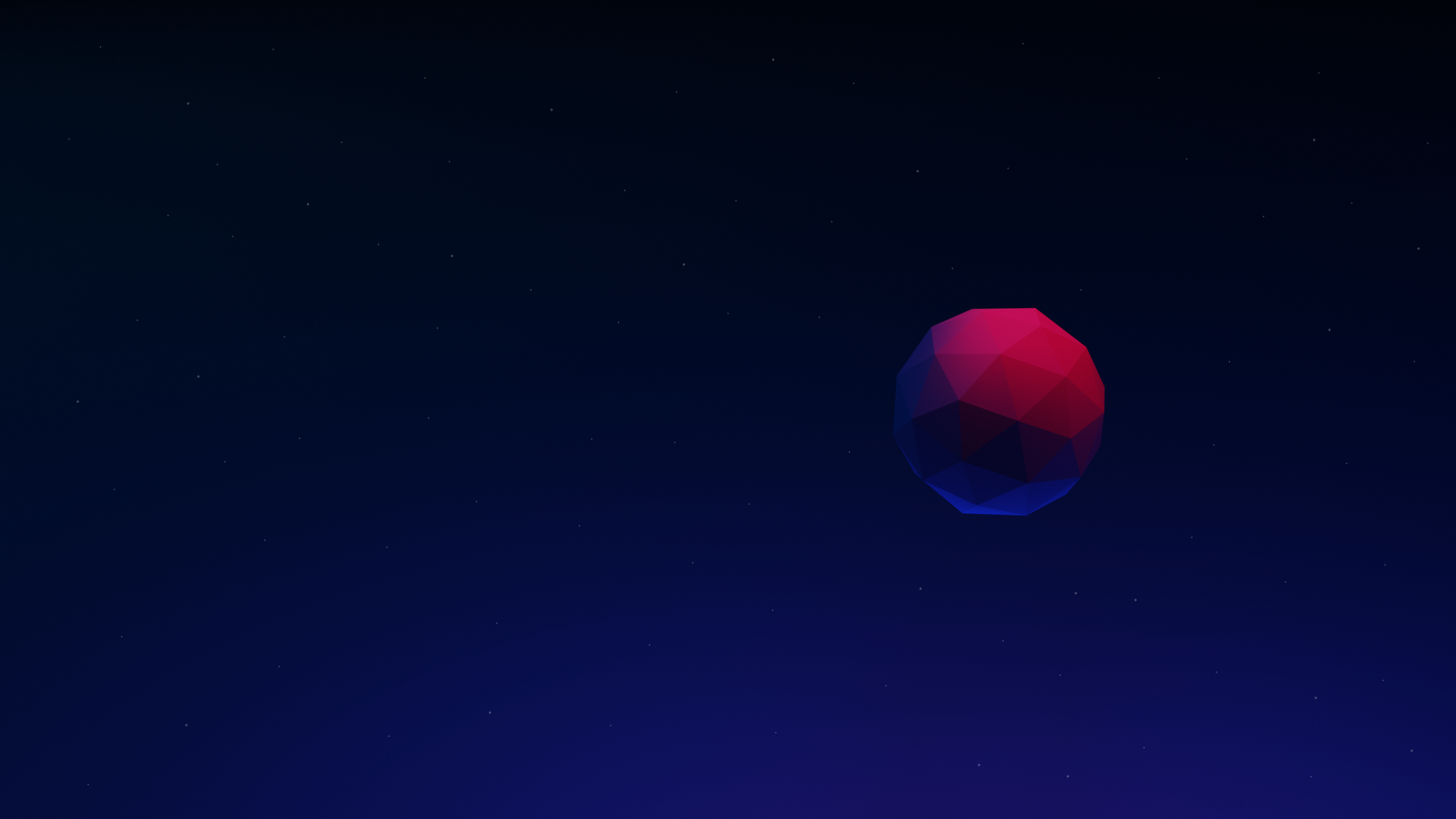 Low Poly Space Planet Minimal Wallpapers