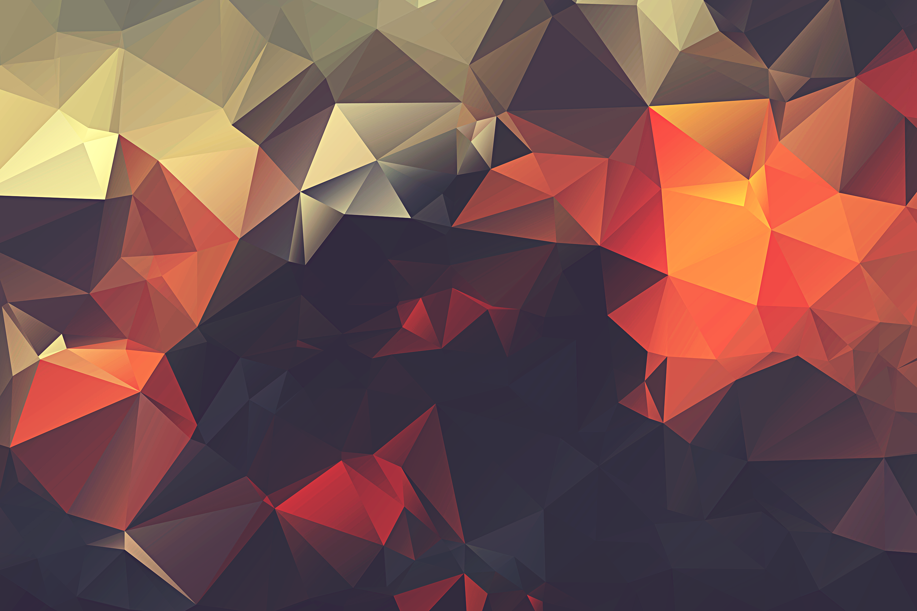 Low Poly Space Planet Minimal Wallpapers