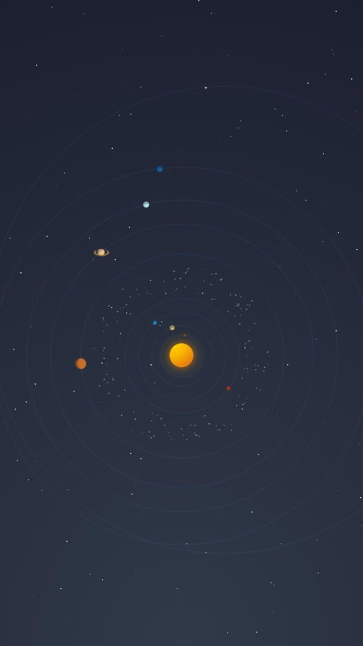 Low Poly Space Planet Minimal Wallpapers