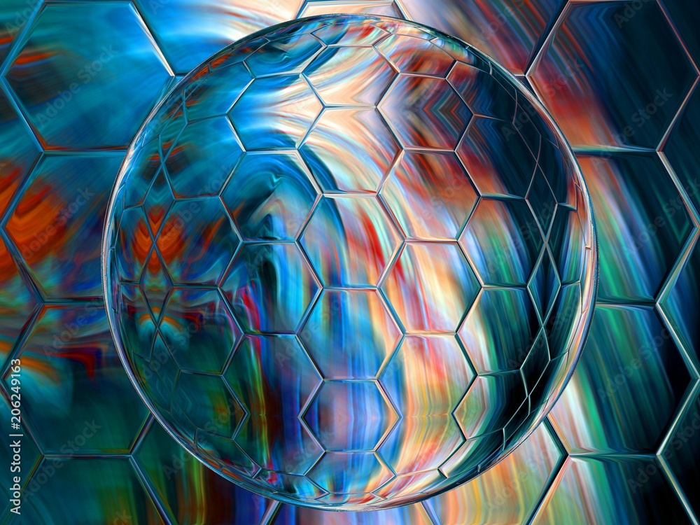 Glowing Sphere Digital Art Wallpapers