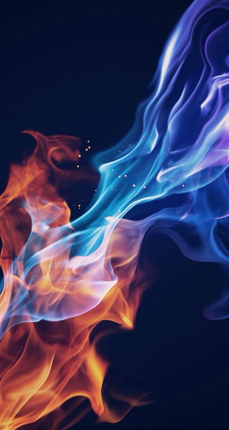 Miui Abstract Colorful Fire Wallpapers