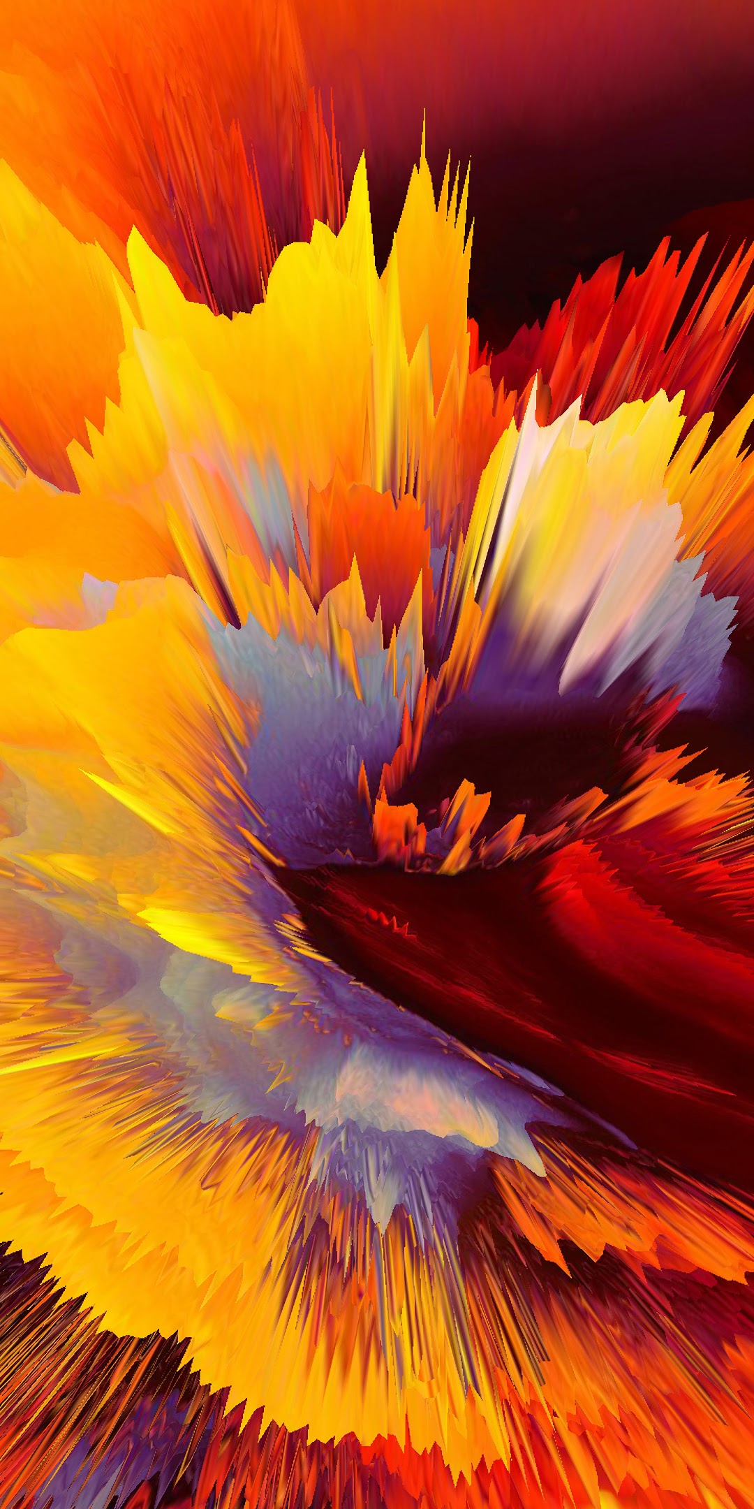 Miui Abstract Colorful Fire Wallpapers