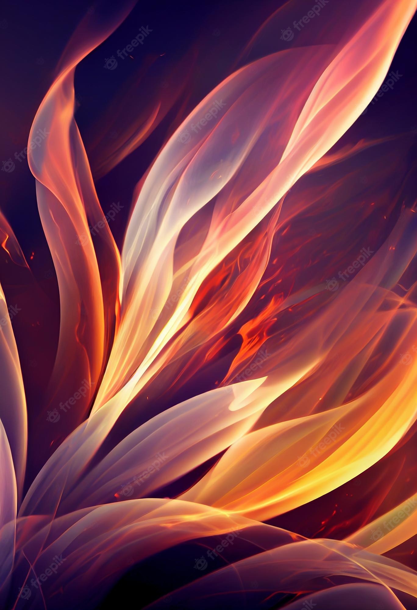 Miui Abstract Colorful Fire Wallpapers