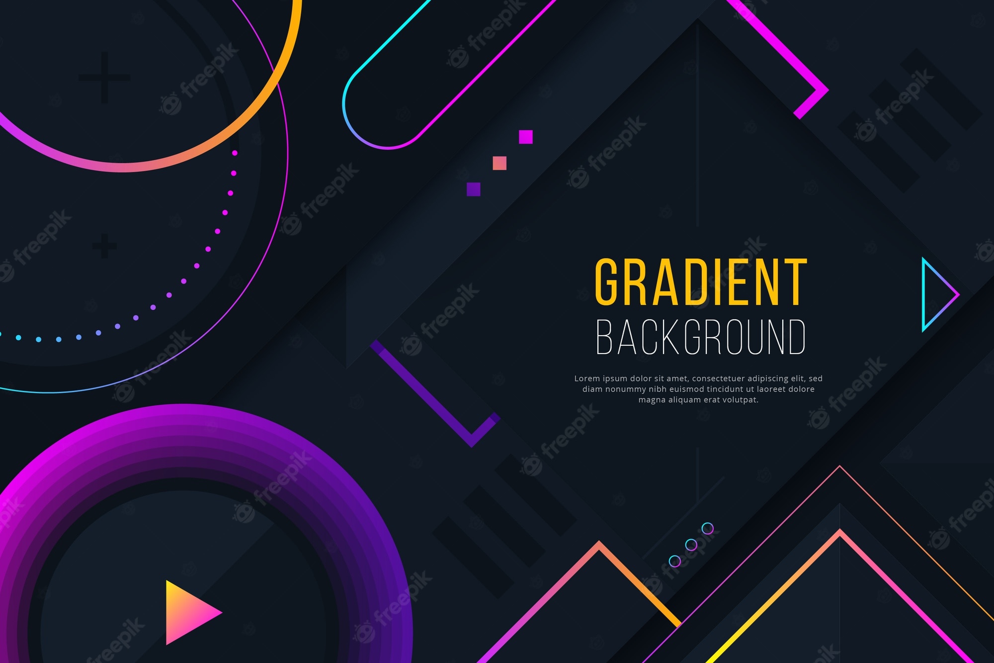 Violet Geometric Dark Shapes Wallpapers