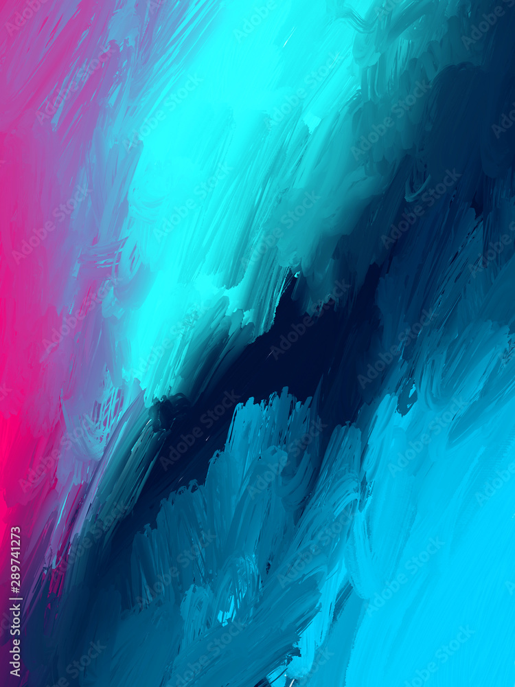 Abstract Pink Oil Paint Wallpapers