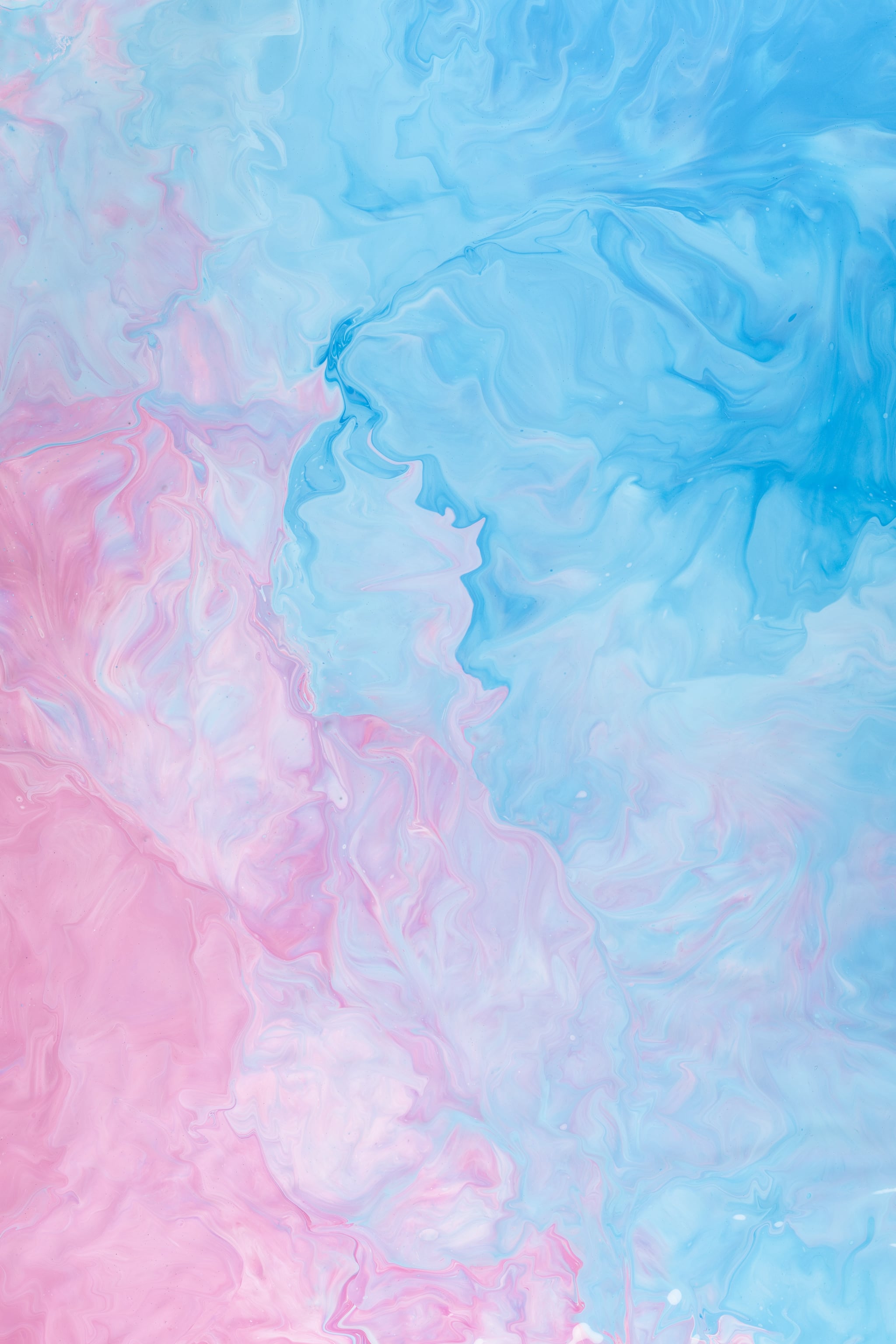 Pink And Blue Abstract Patch Wallpapers