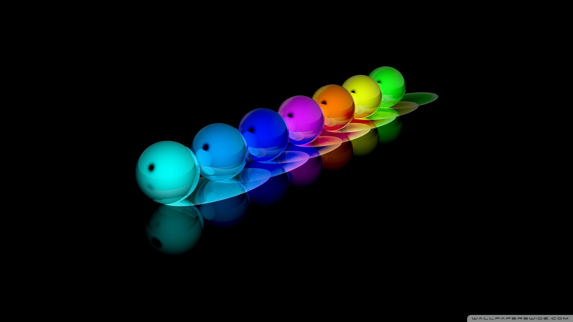 Colorful Neon Bubbles Wallpapers