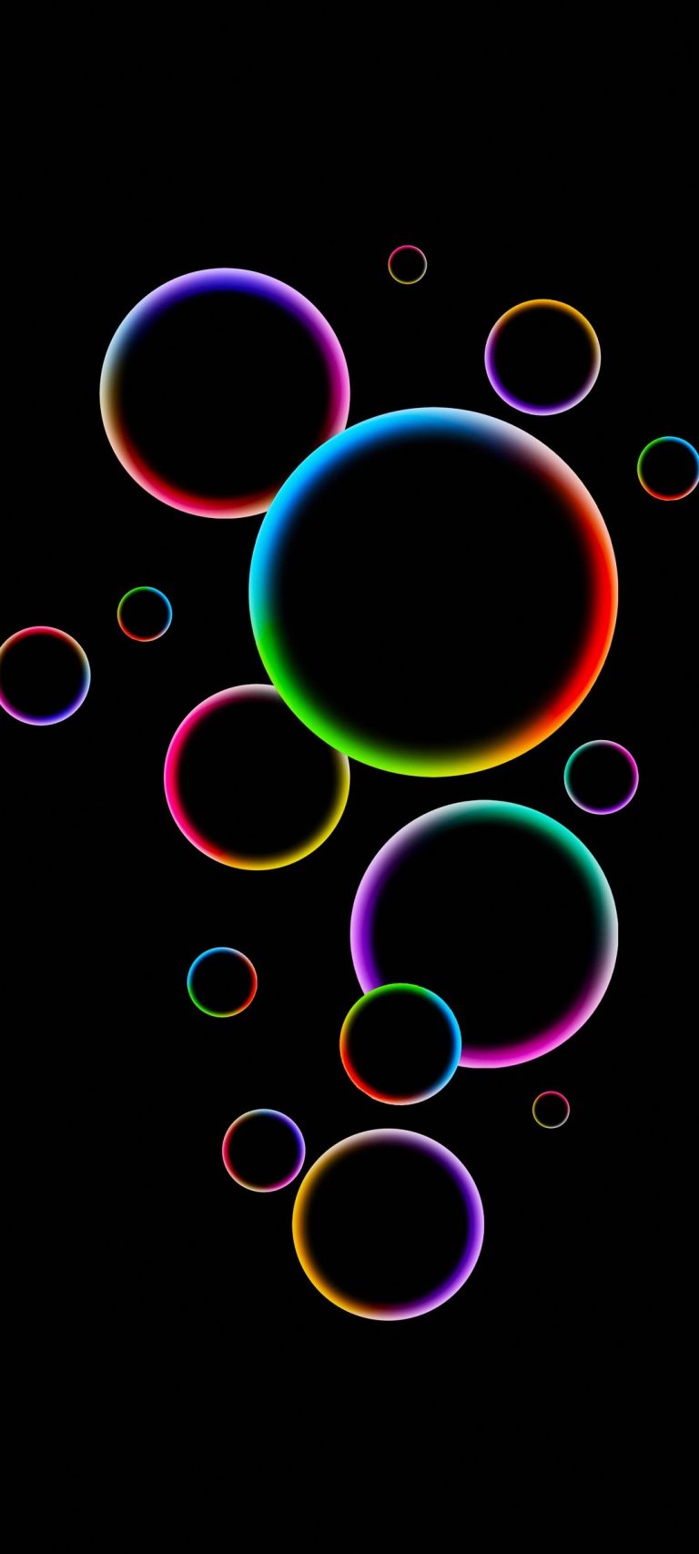 Colorful Neon Bubbles Wallpapers