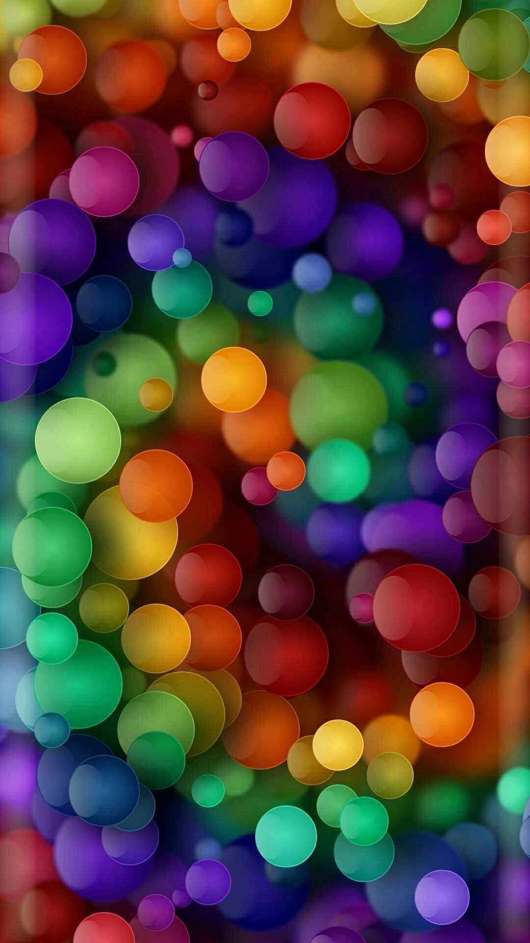 Colorful Neon Bubbles Wallpapers