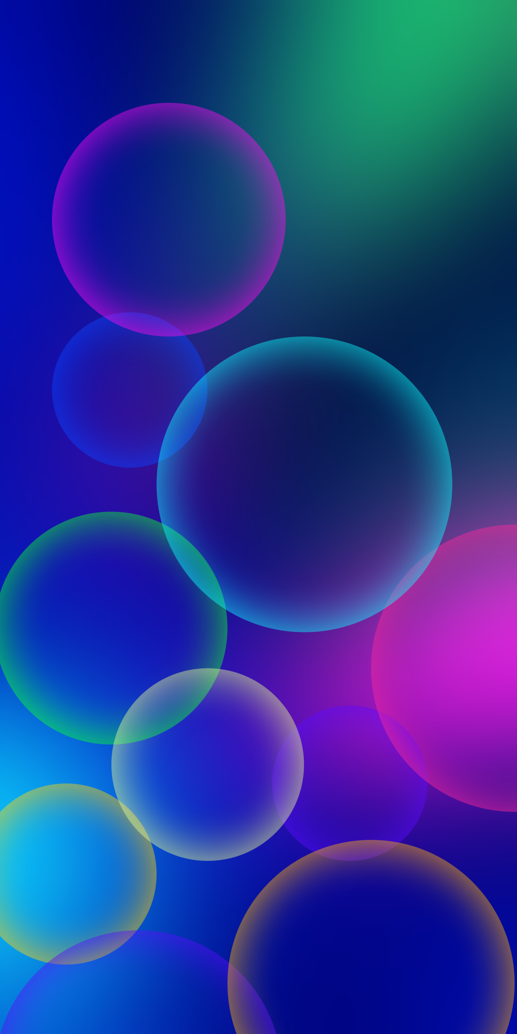 Colorful Neon Bubbles Wallpapers