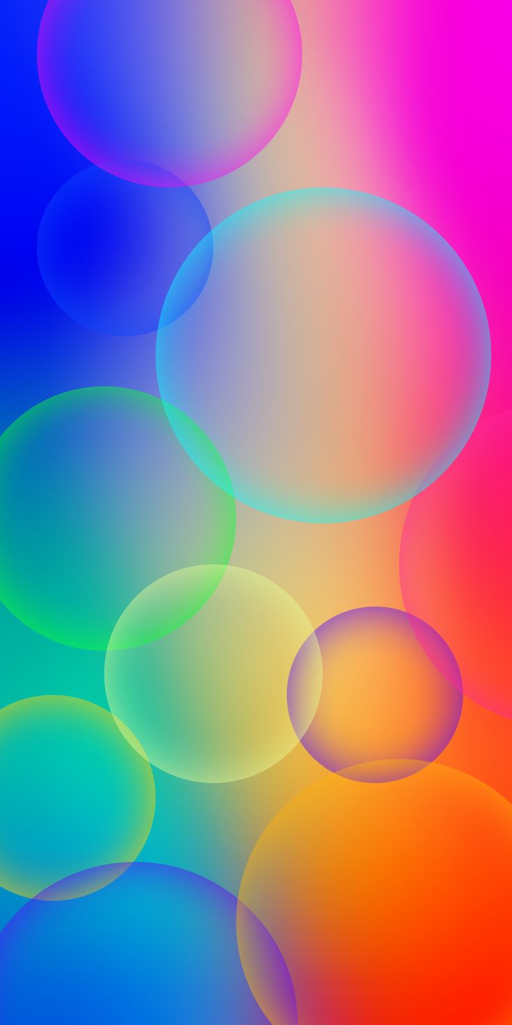 Colorful Neon Bubbles Wallpapers