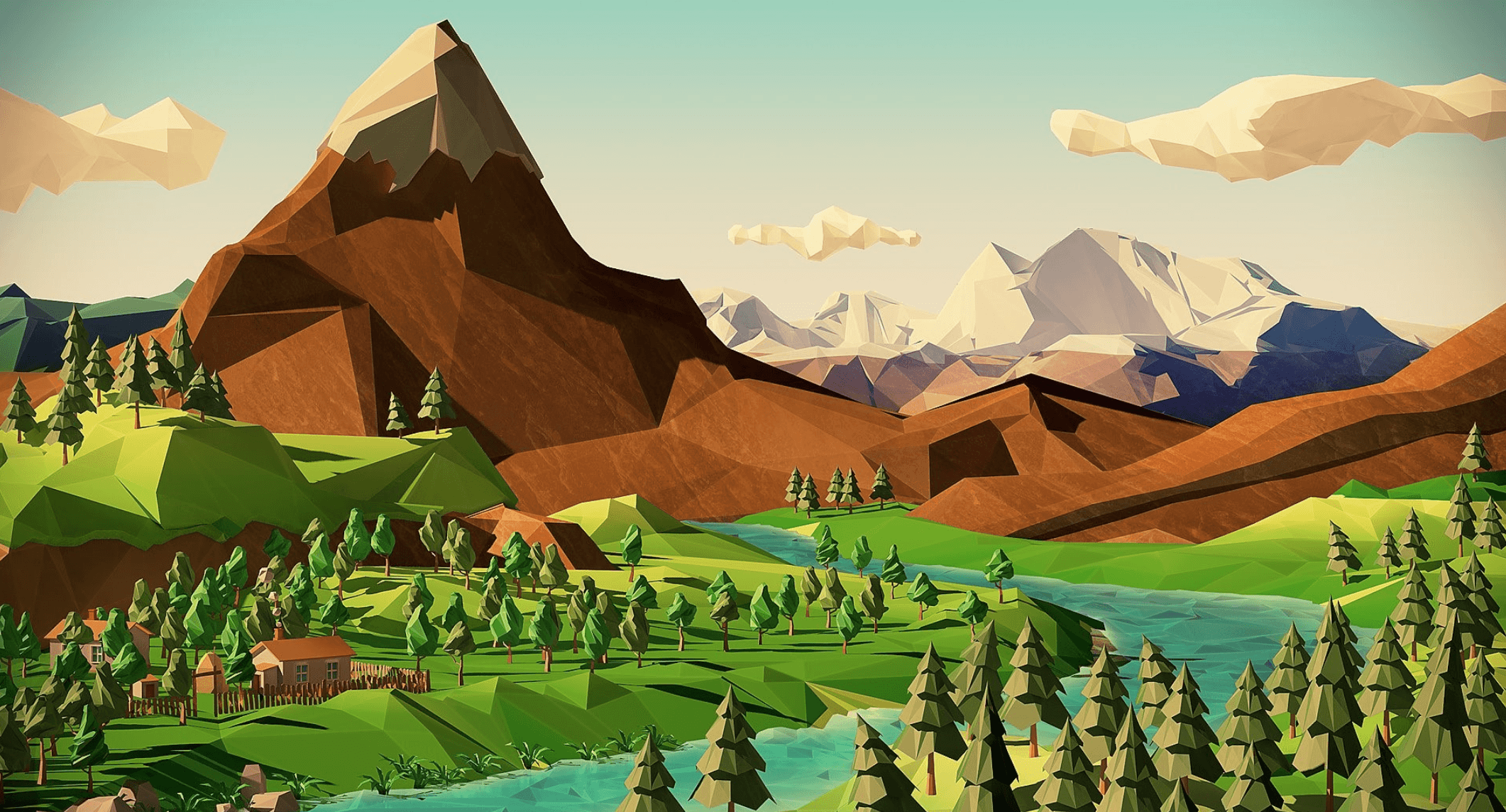 Artistic Low Poly Wallpapers