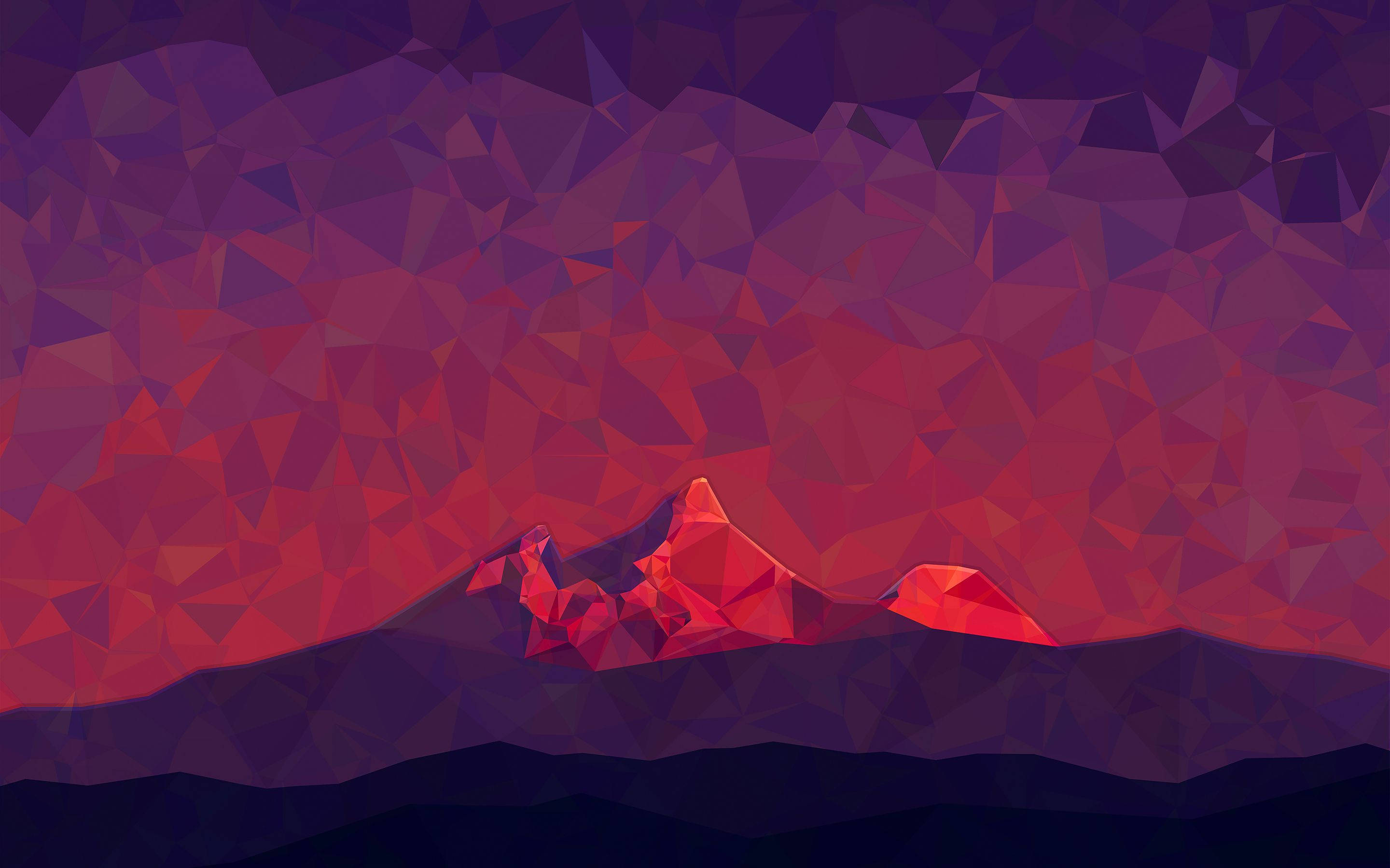 Polygon Mountains Wallpapers