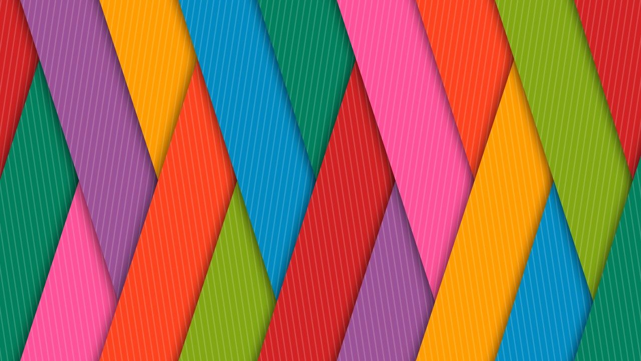 Curvy Colorful Lines Wallpapers