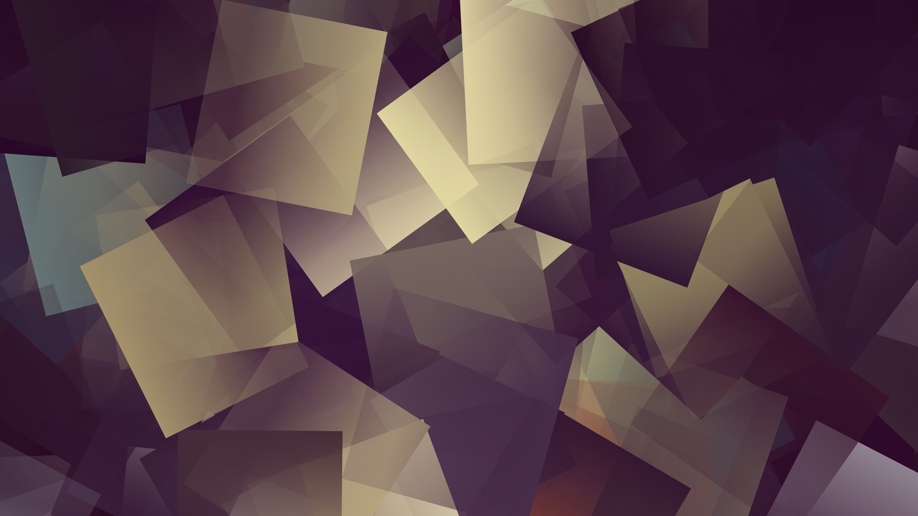 Cube Geometry Gradient Linux Wallpapers