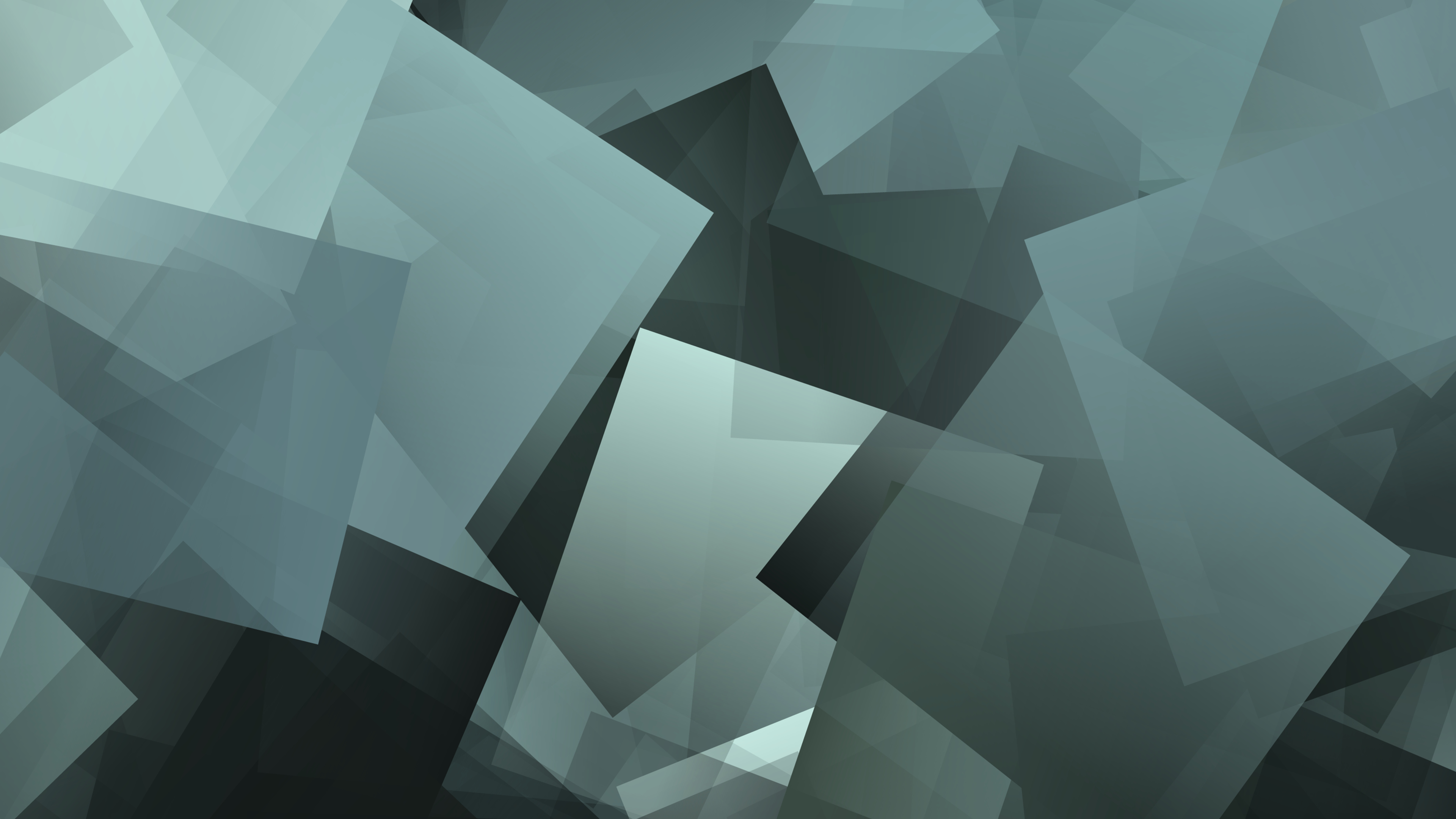 Cube Geometry Gradient Linux Wallpapers