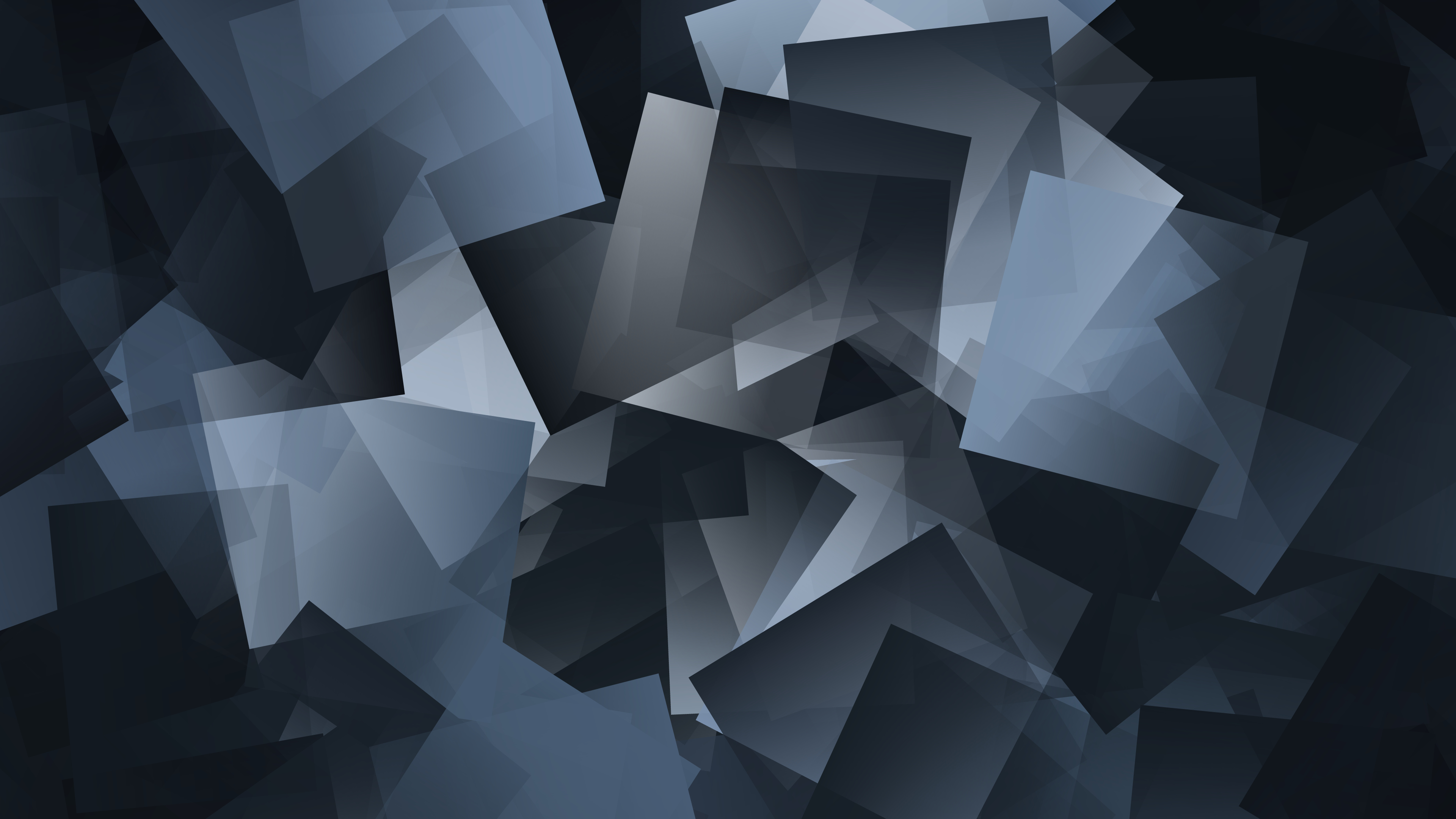 Cube Geometry Gradient Linux Wallpapers