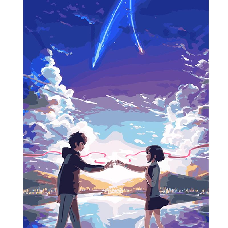 Your Name Anime Abstract Painting Wallpapers