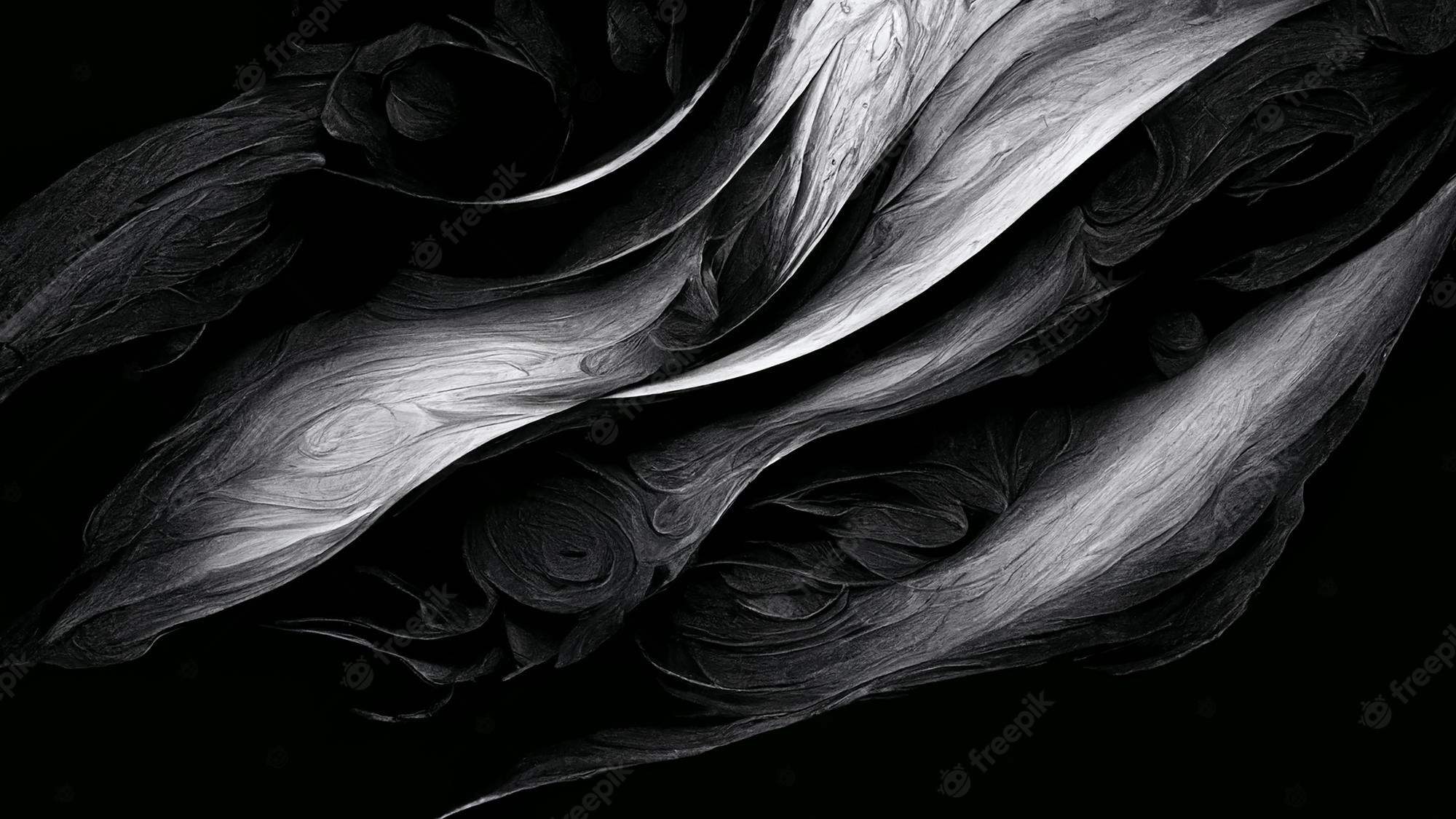 Black Abstract Dark Poster Oil Wallpapers