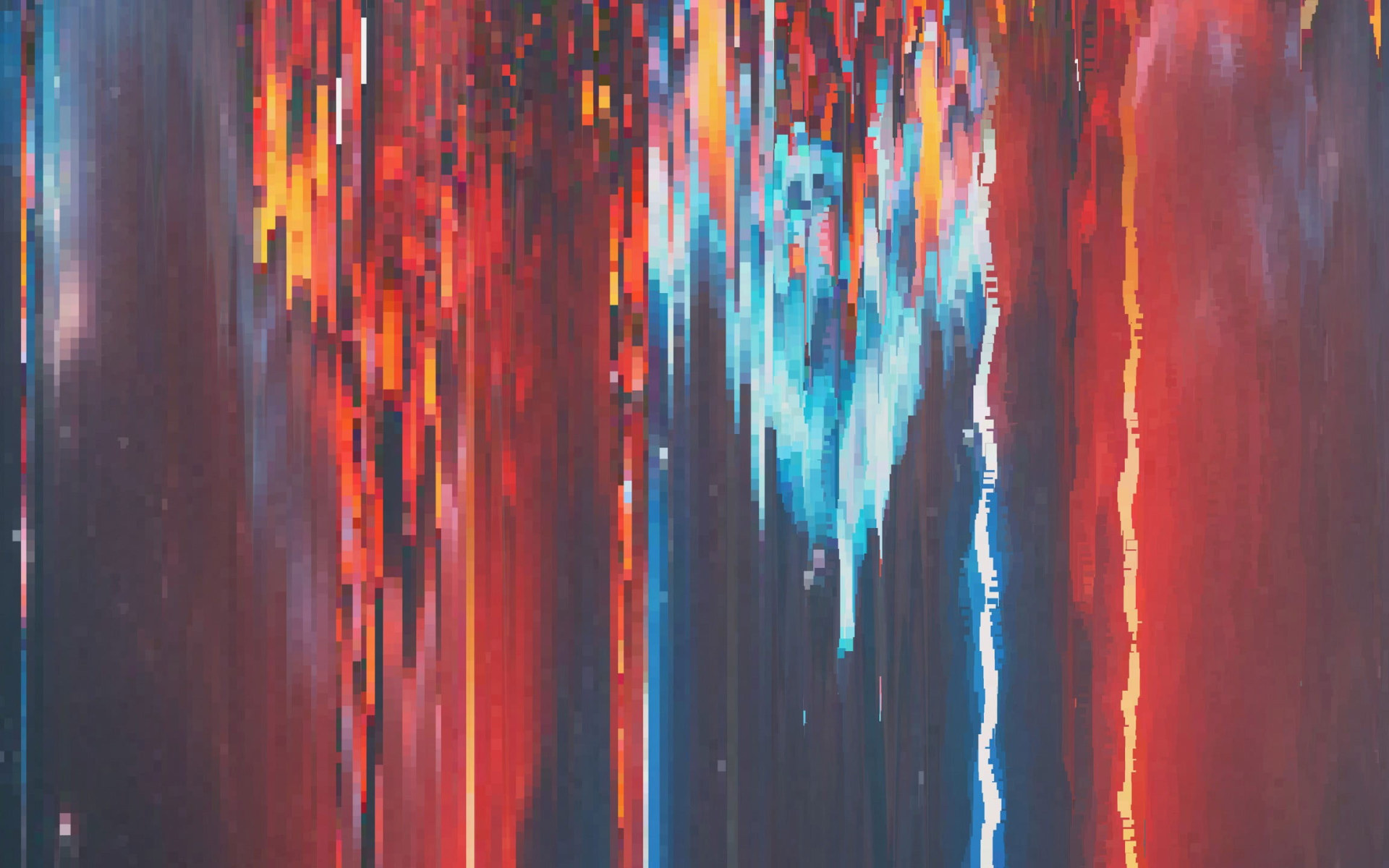 Glitch Art Abstract City Wallpapers