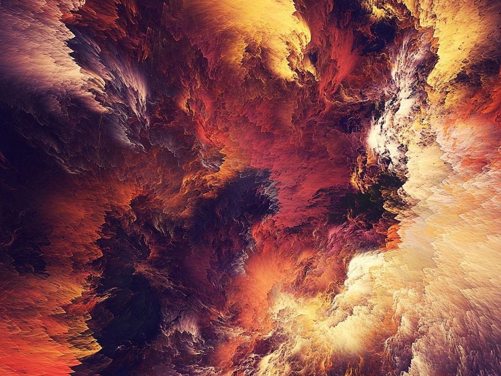 Clouds Digital Fractal Art Wallpapers