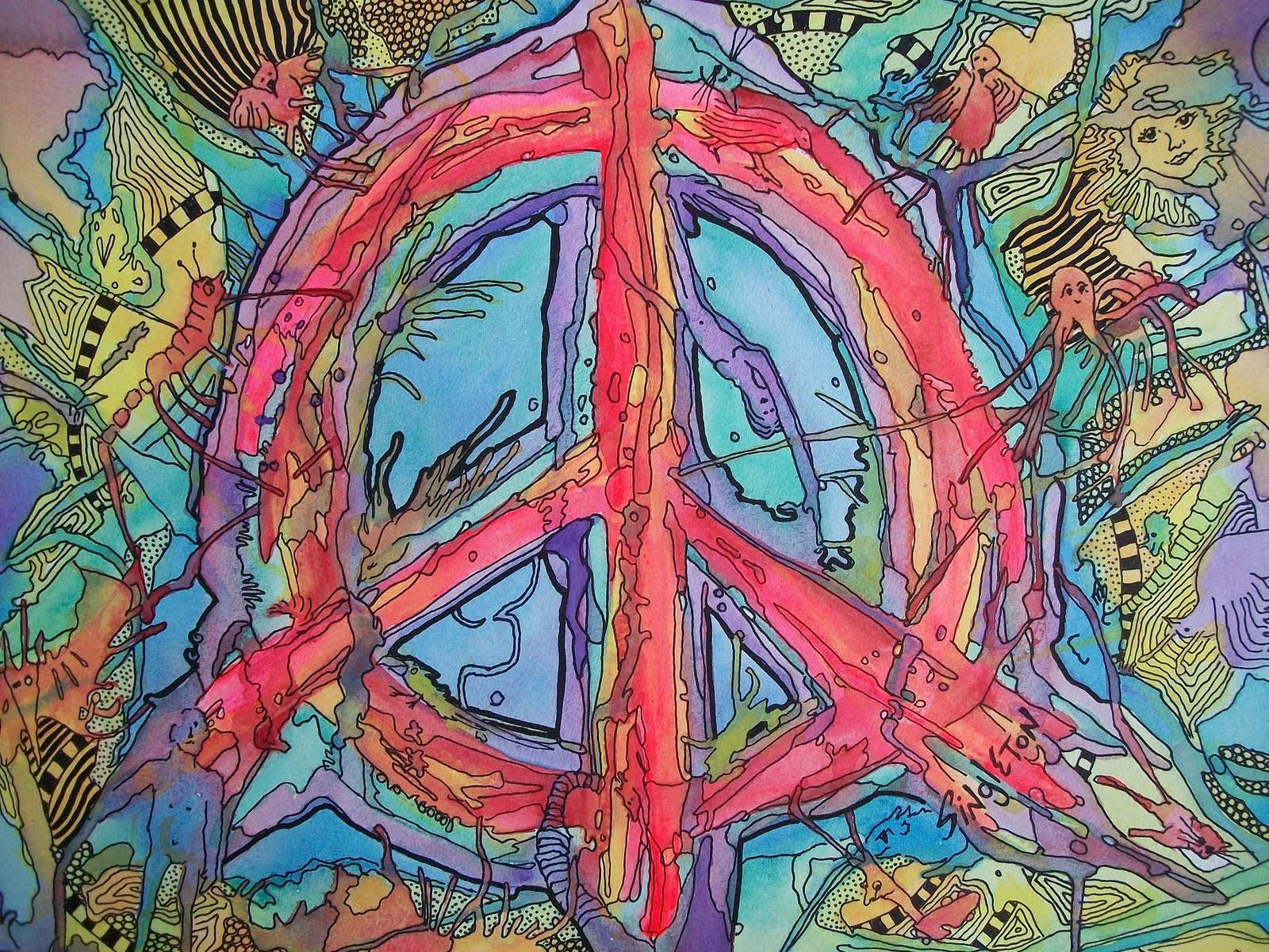 Peace Logo Abstract Wallpapers