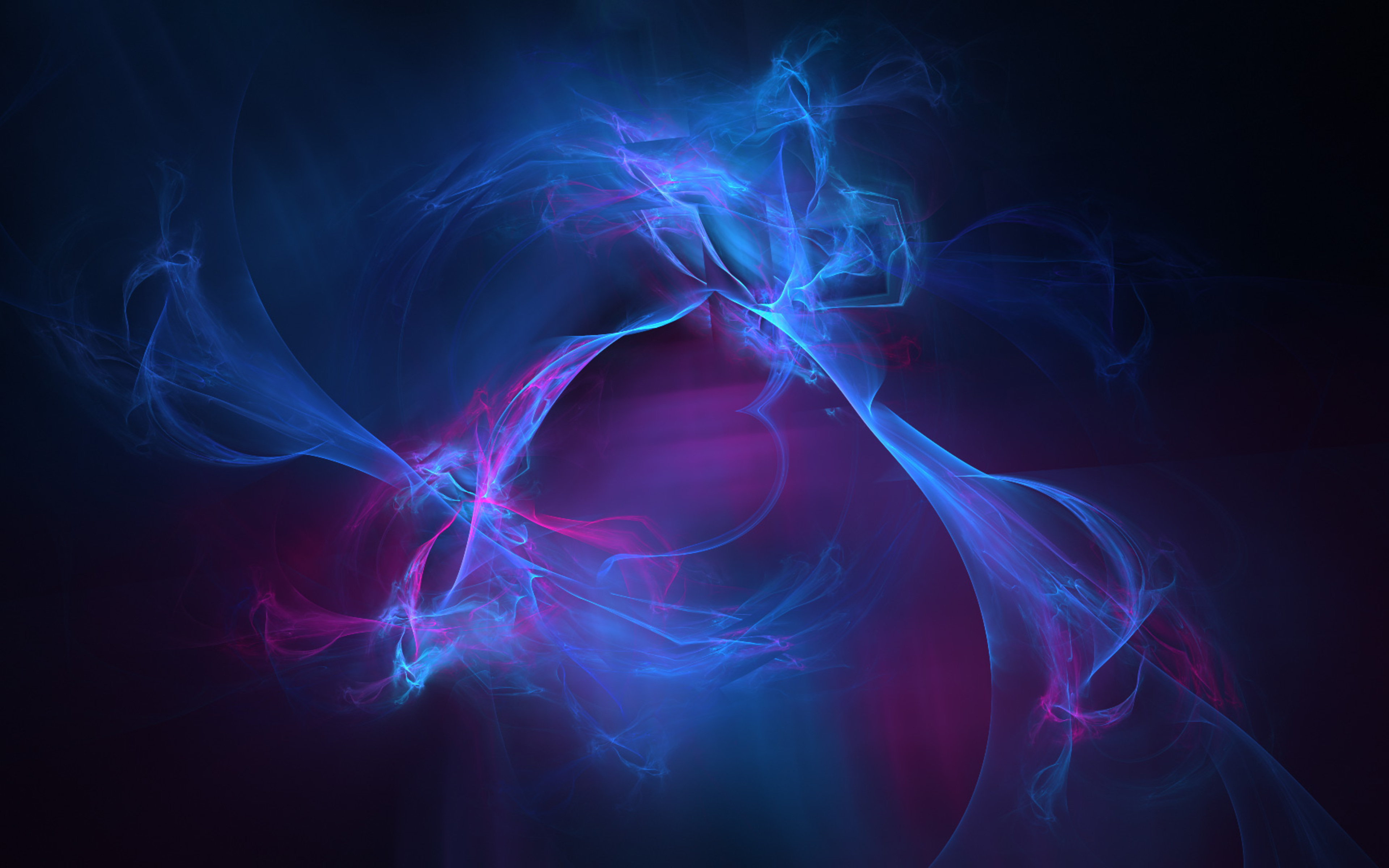 Blue Nebula Digital Art Energy Flame Plasma Space Wallpapers