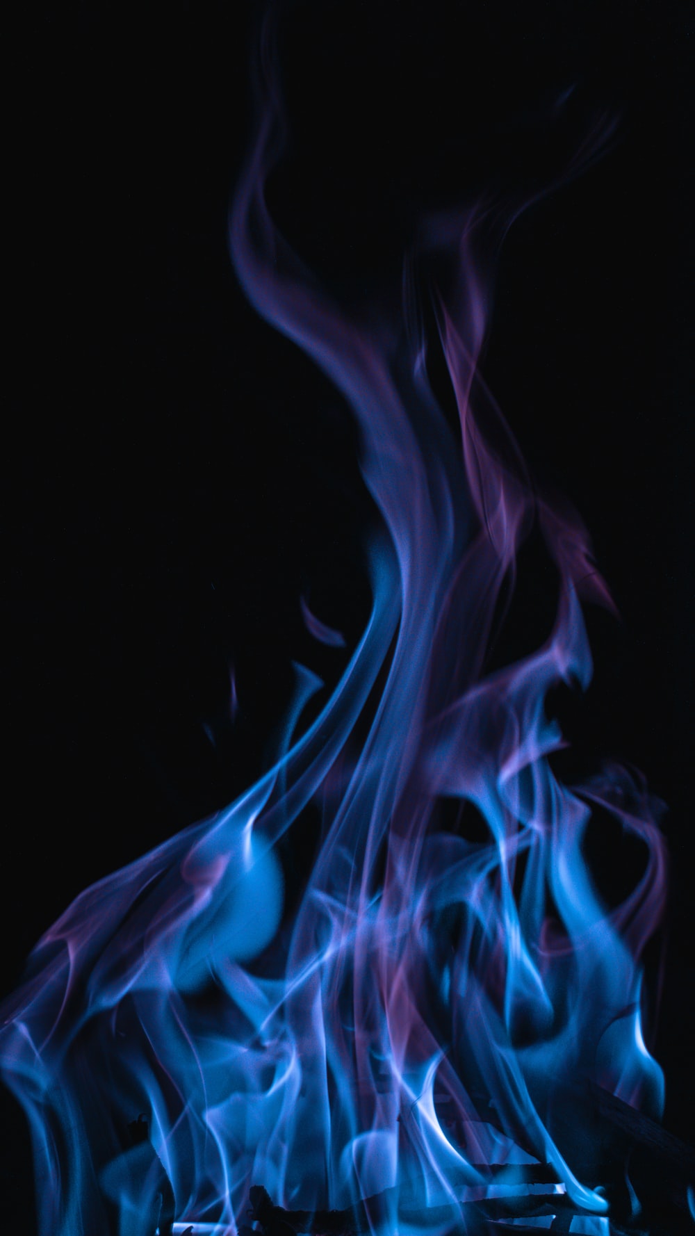 Blue Nebula Digital Art Energy Flame Plasma Space Wallpapers