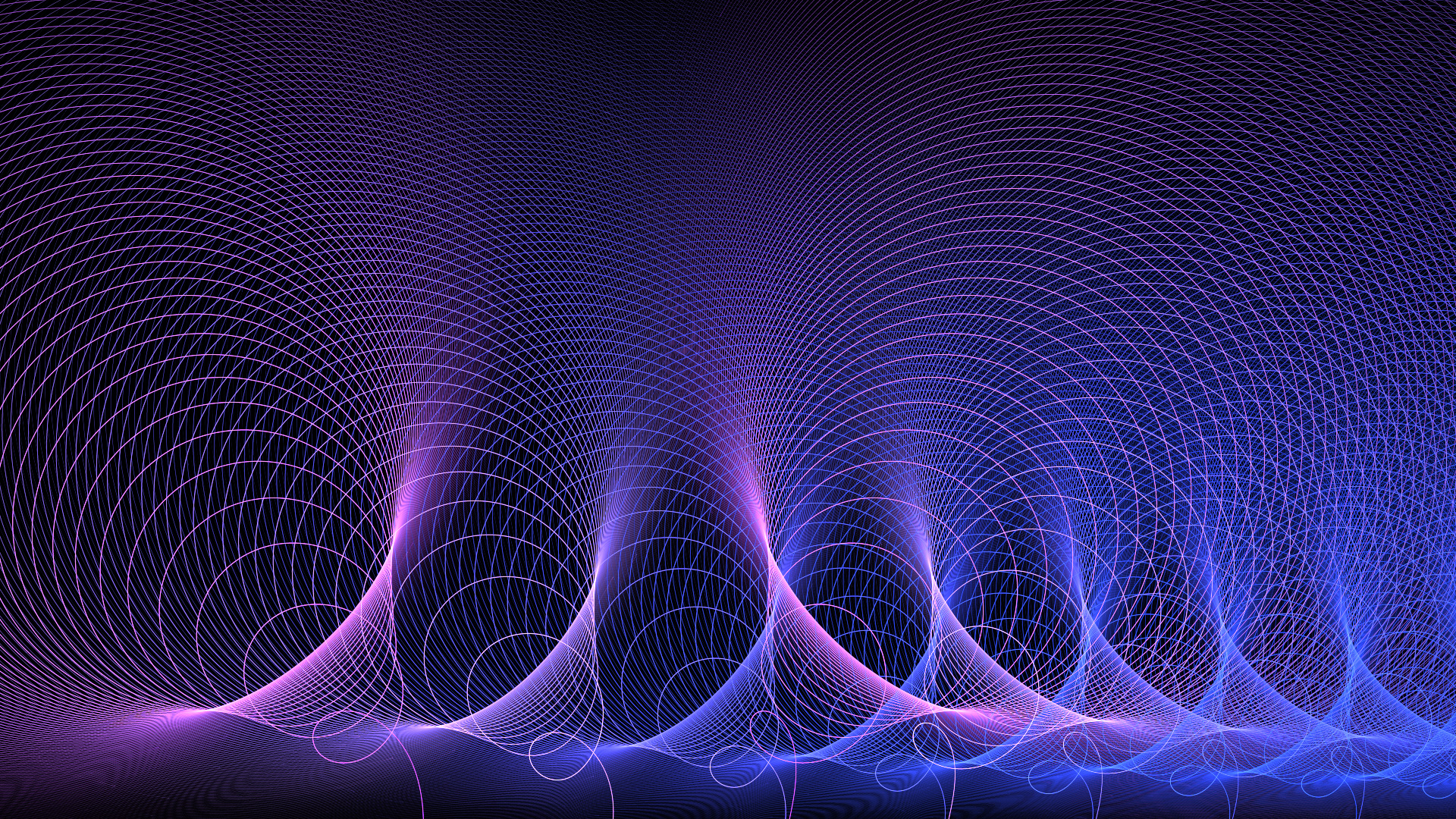 Acoustic Waves Abstract Purple Artistic Wallpapers