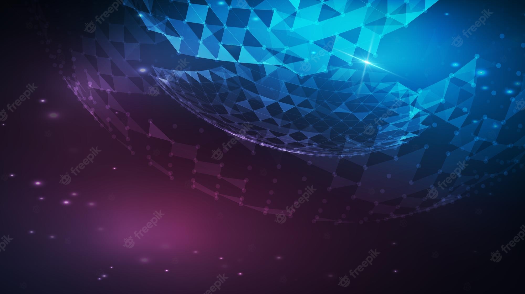 Acoustic Waves Abstract Purple Artistic Wallpapers