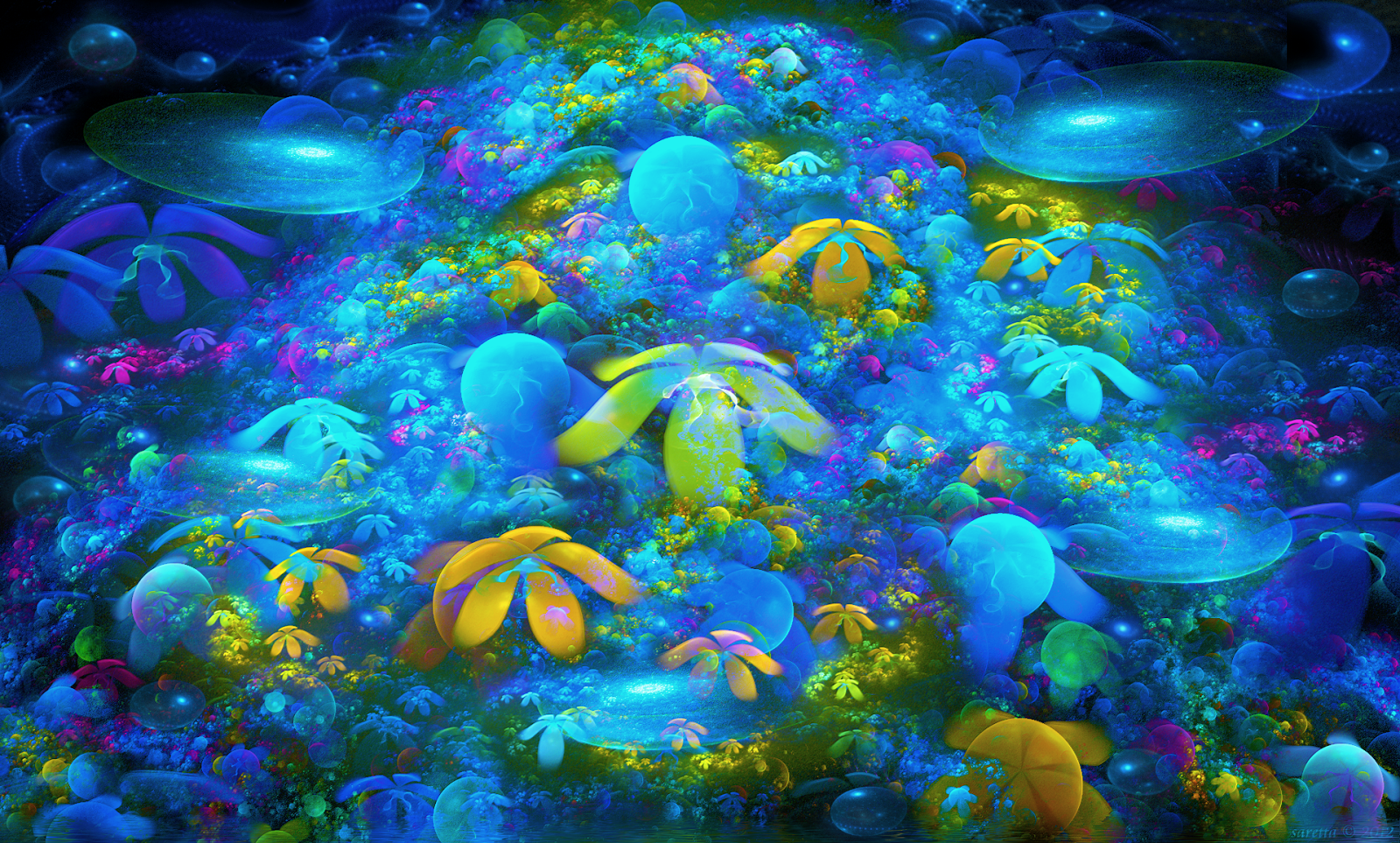 Abstract Coral Reef Wallpapers