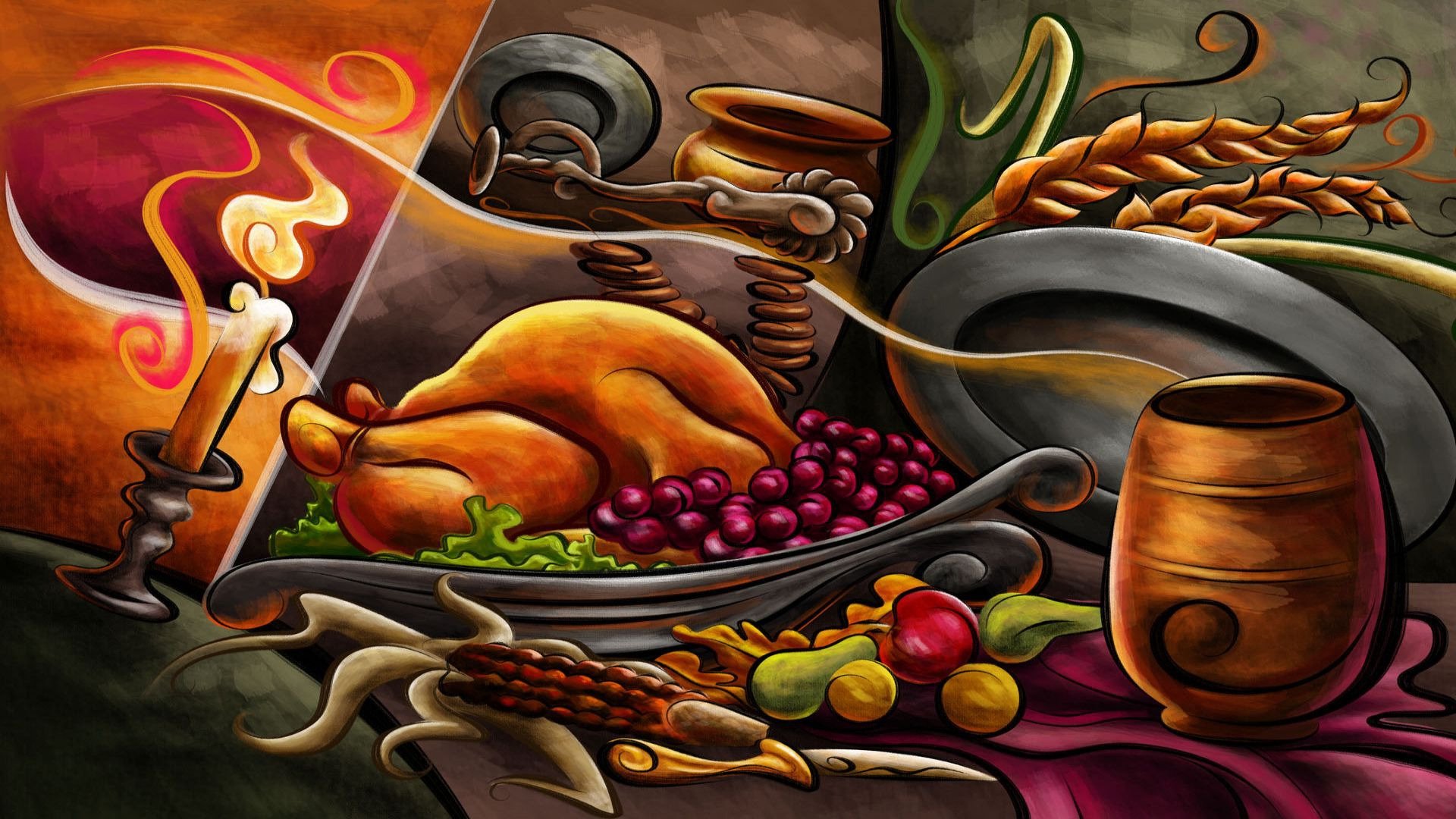 Abstract Thanksgiving Wallpapers