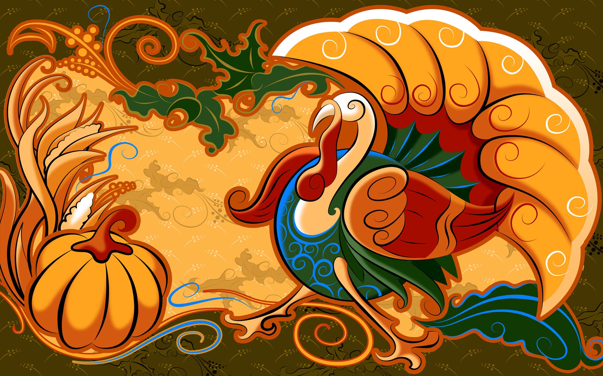 Abstract Thanksgiving Wallpapers