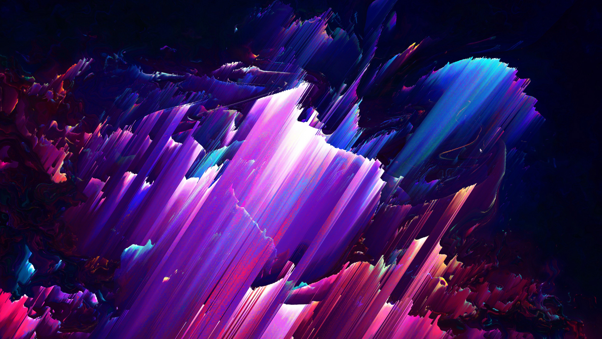Abstract Pixel Sorting Wallpapers