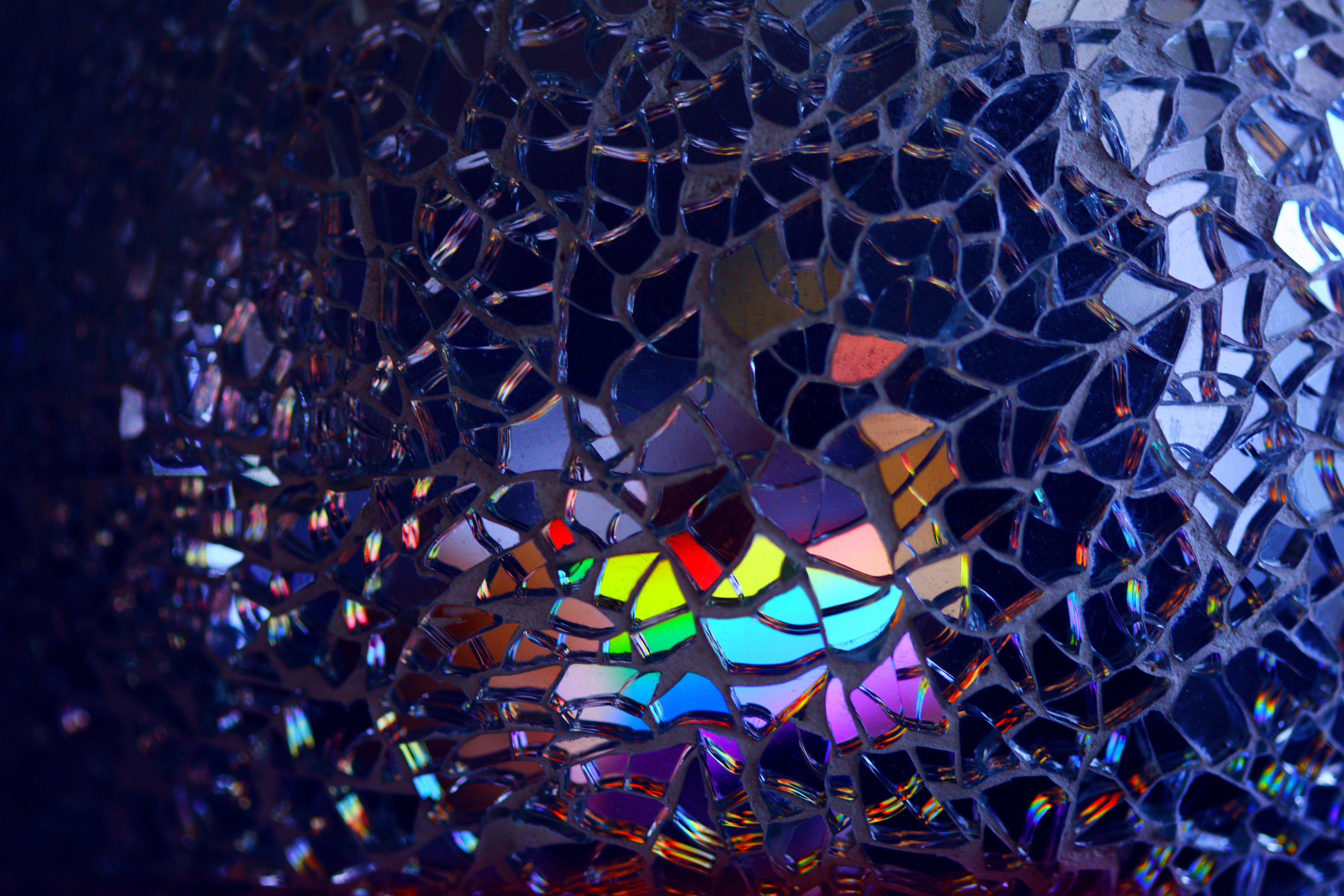 Abstract Broken Glass Wallpapers