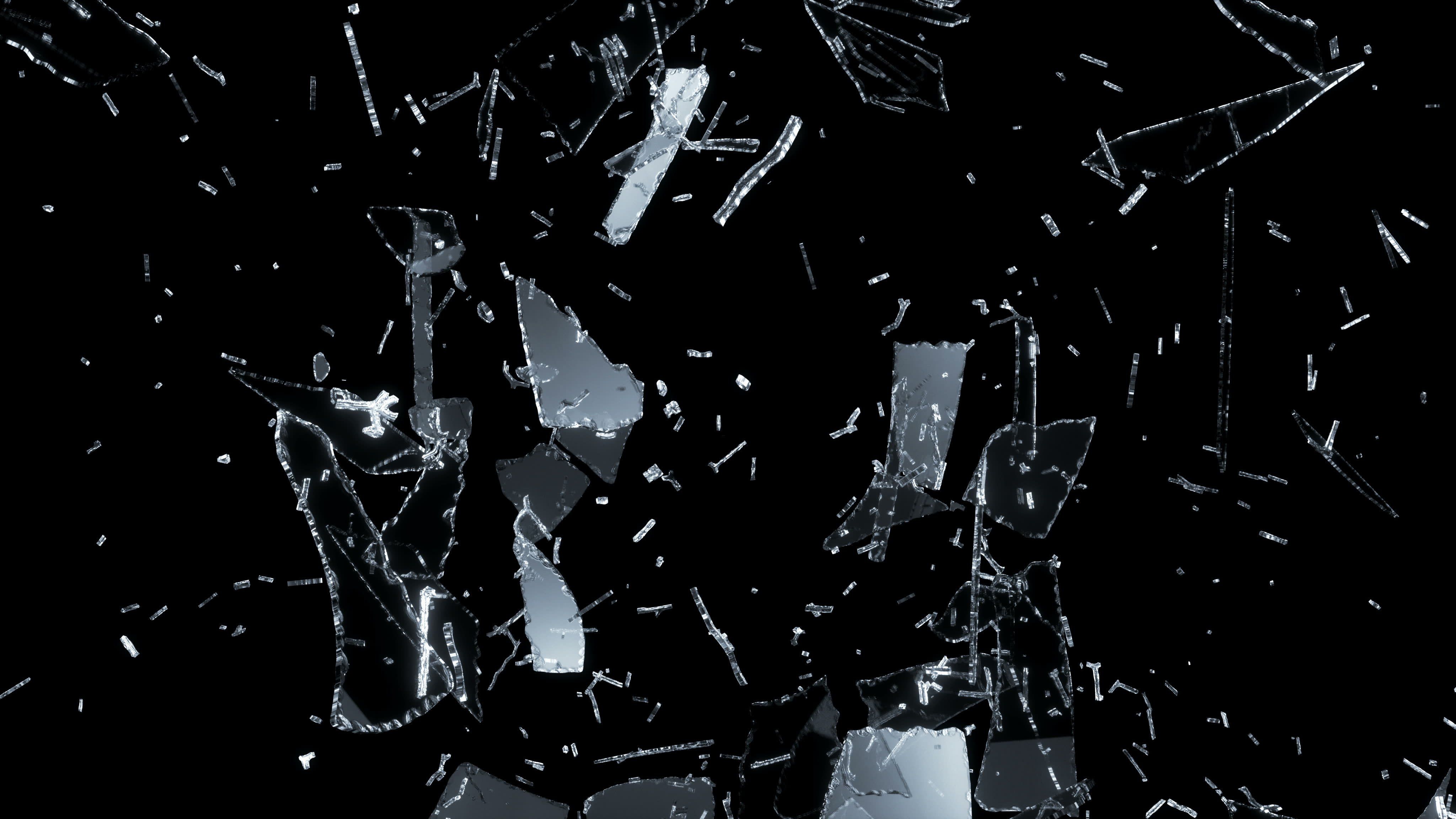 Abstract Broken Glass Wallpapers