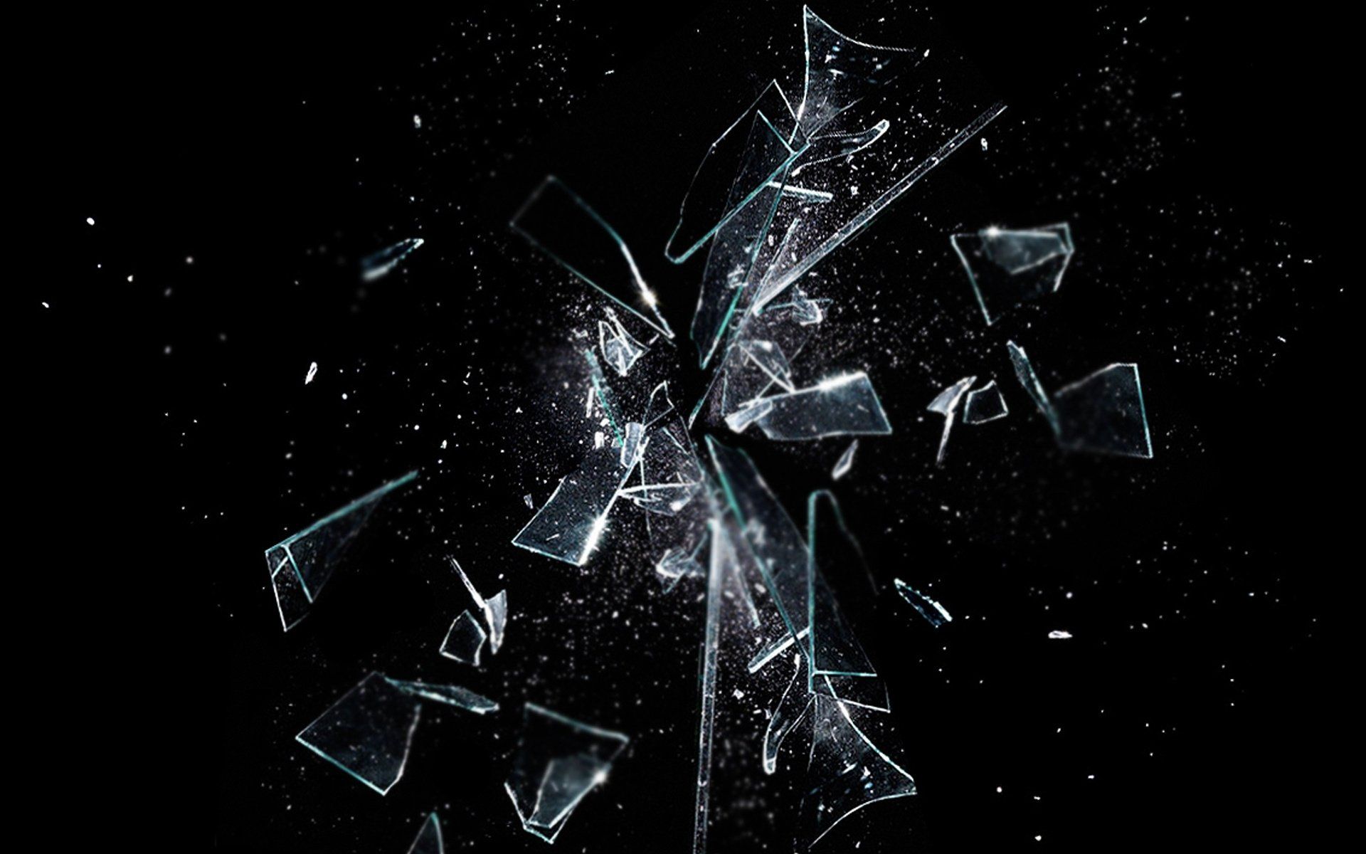 Abstract Broken Glass Wallpapers