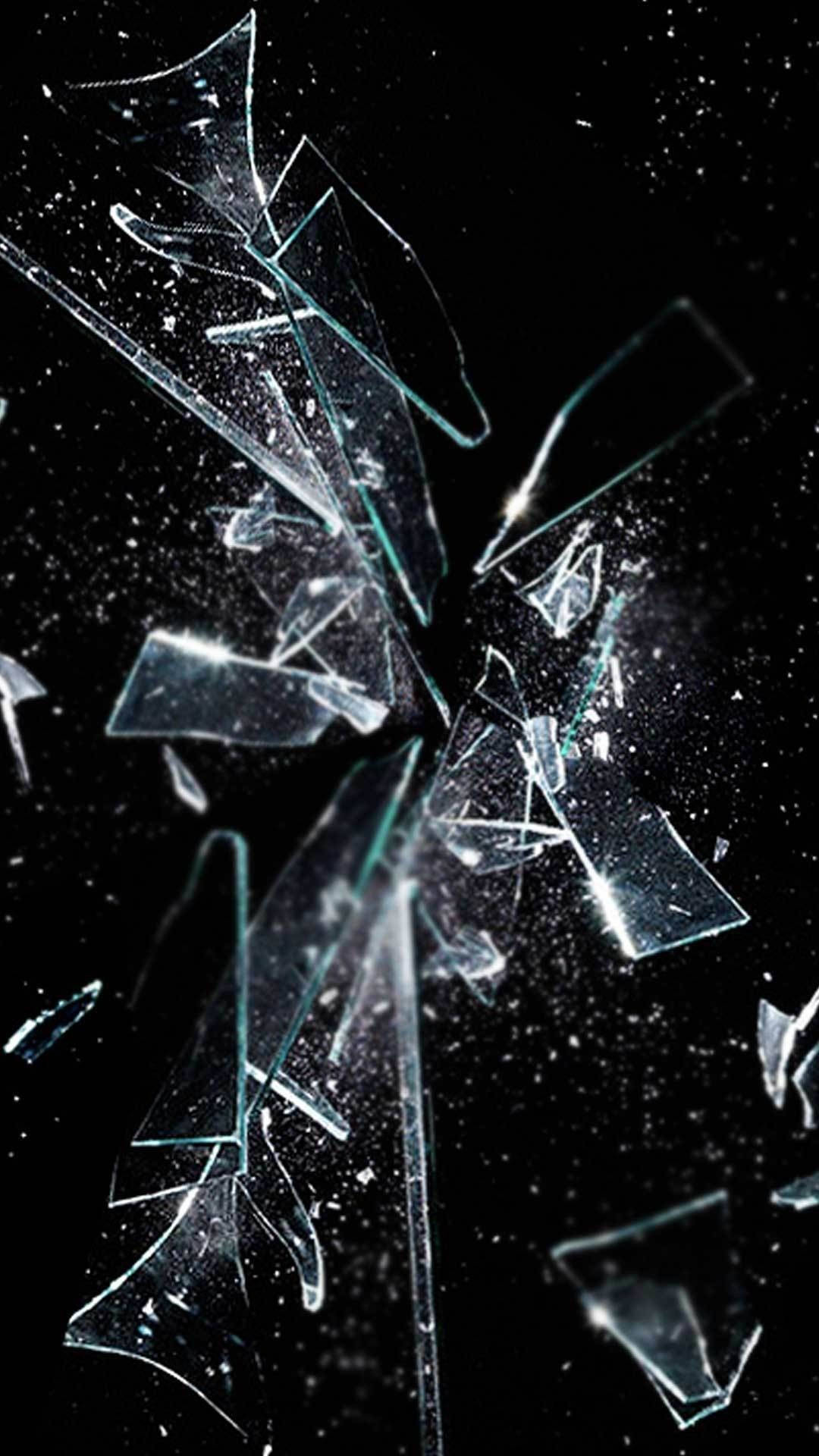 Abstract Broken Glass Wallpapers