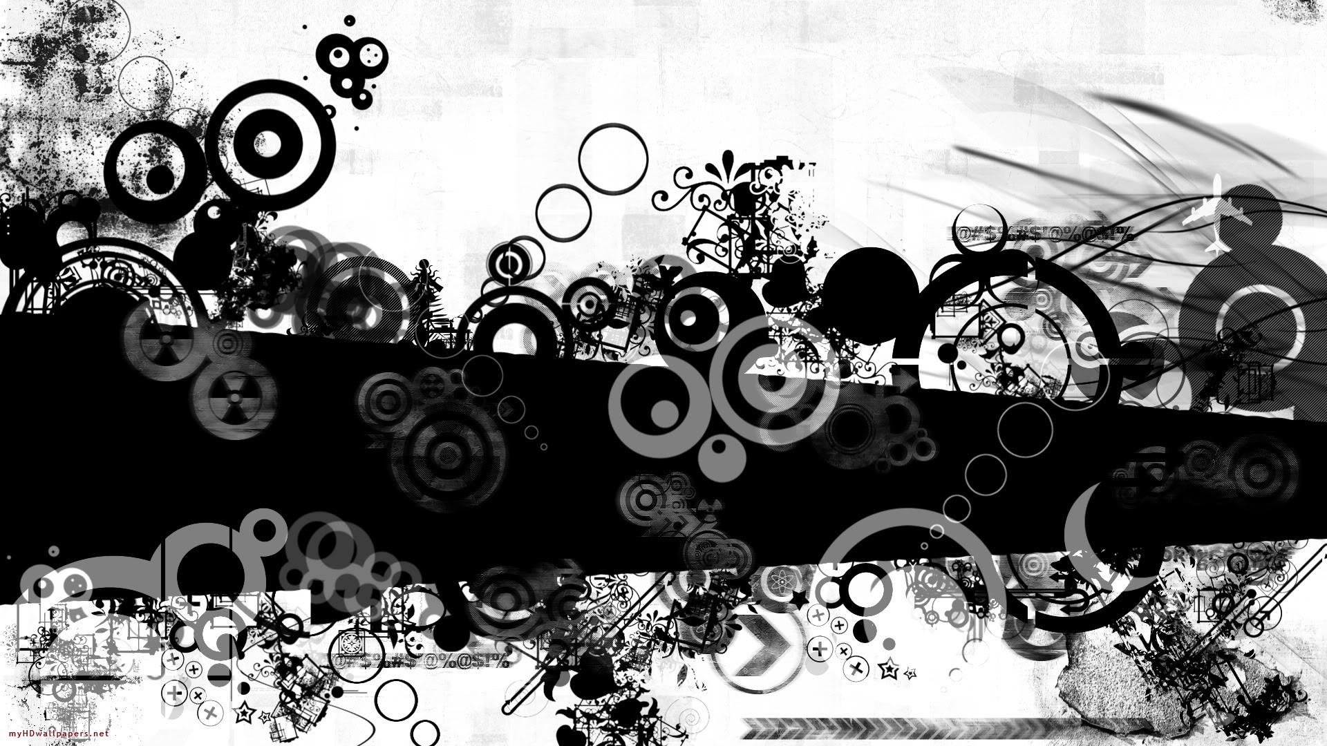 Abstract Black & White Wallpapers