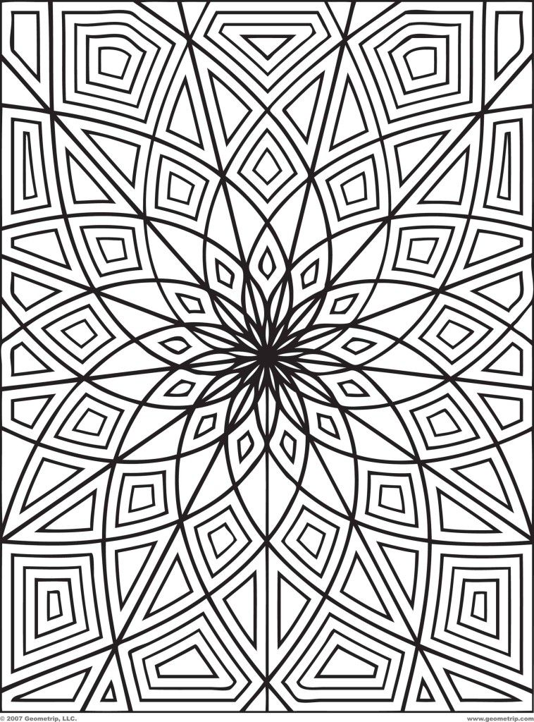 Abstract Adult Coloring Wallpapers