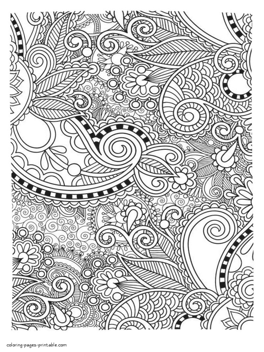 Abstract Adult Coloring Wallpapers