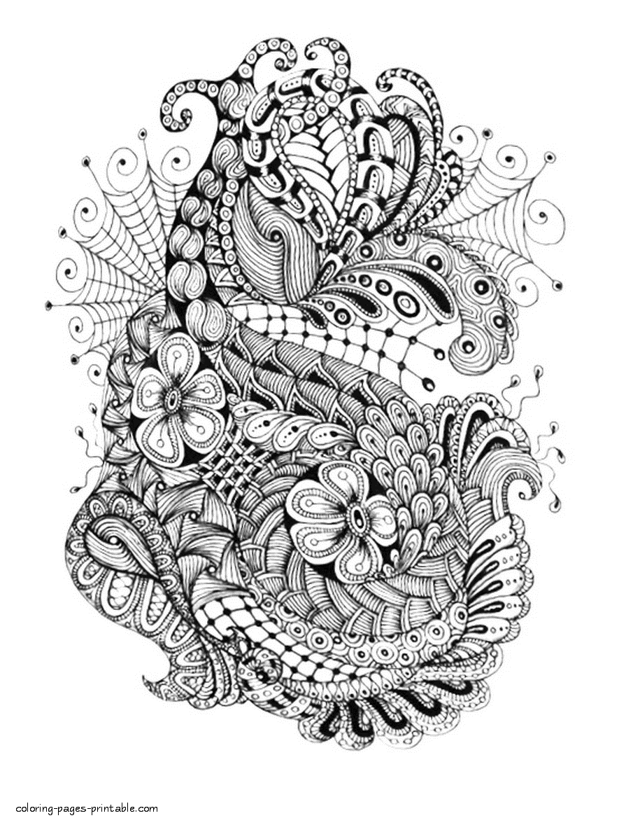 Abstract Adult Coloring Wallpapers