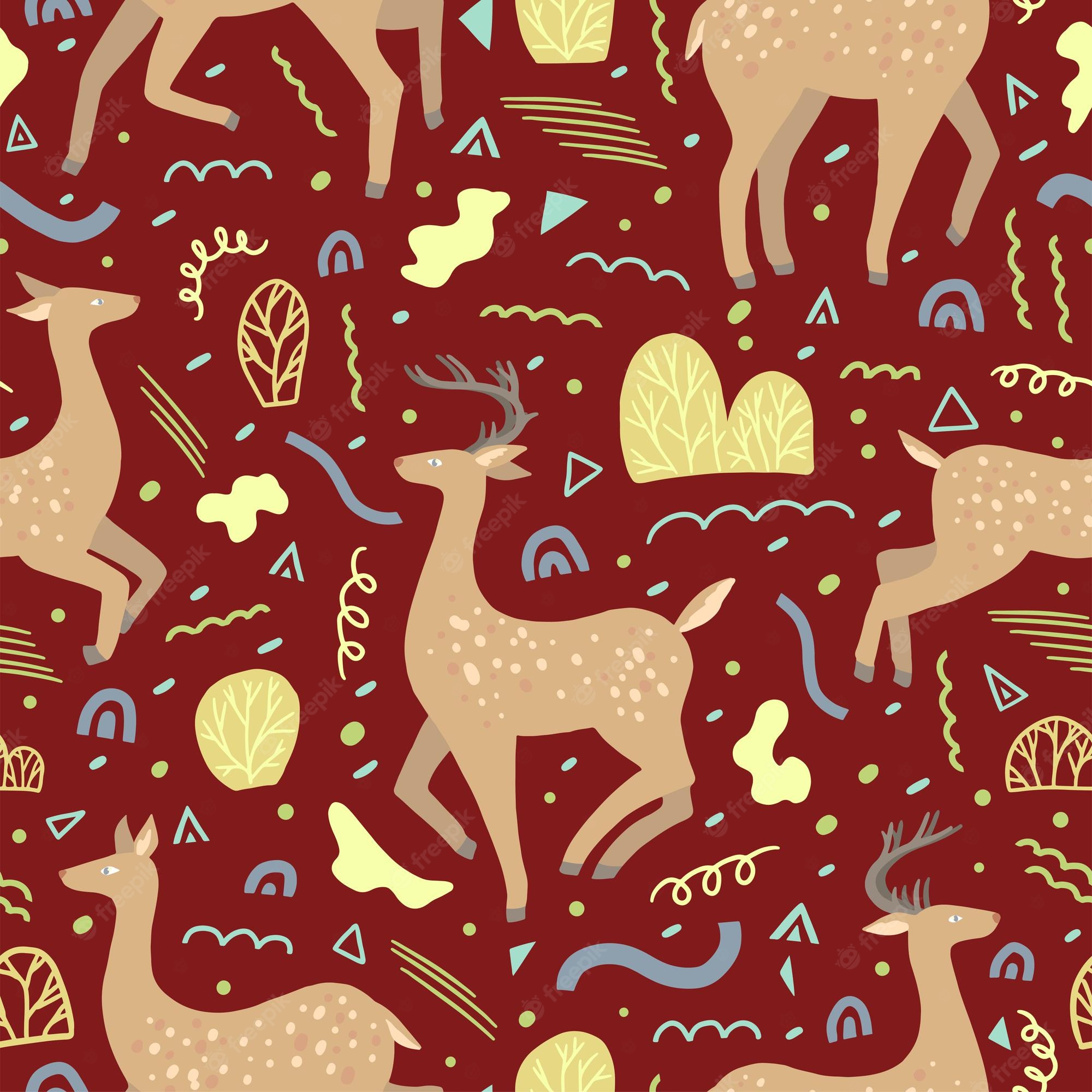 Abstract Deer Wallpapers