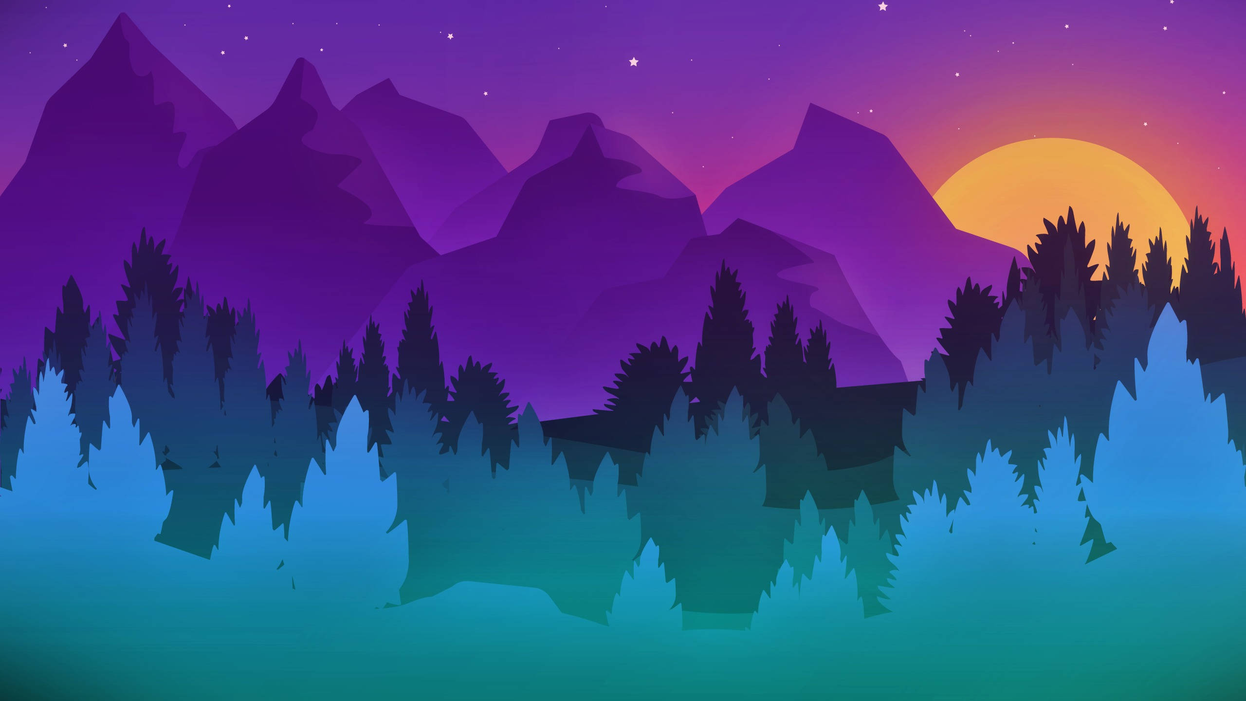 Abstract Forest Wallpapers