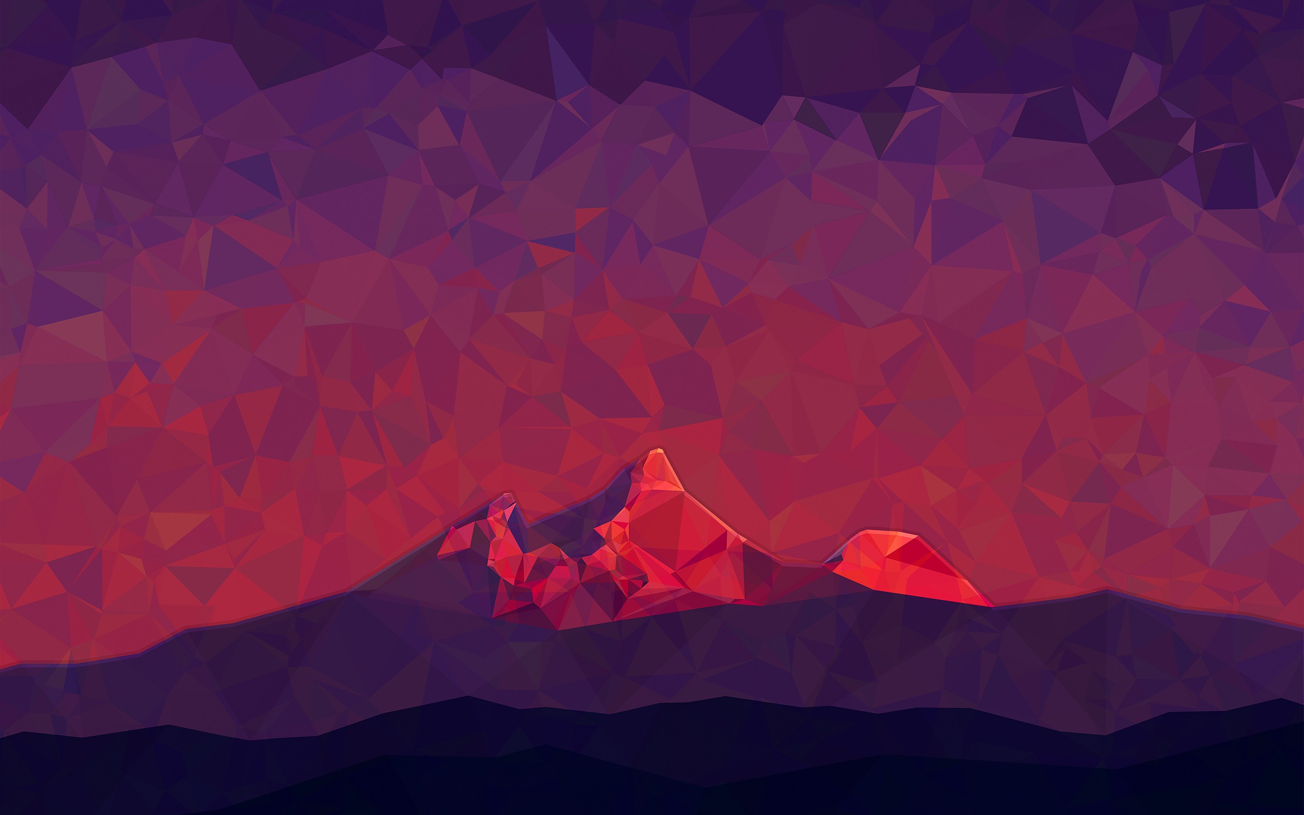 Abstract Mountains Wallpapers