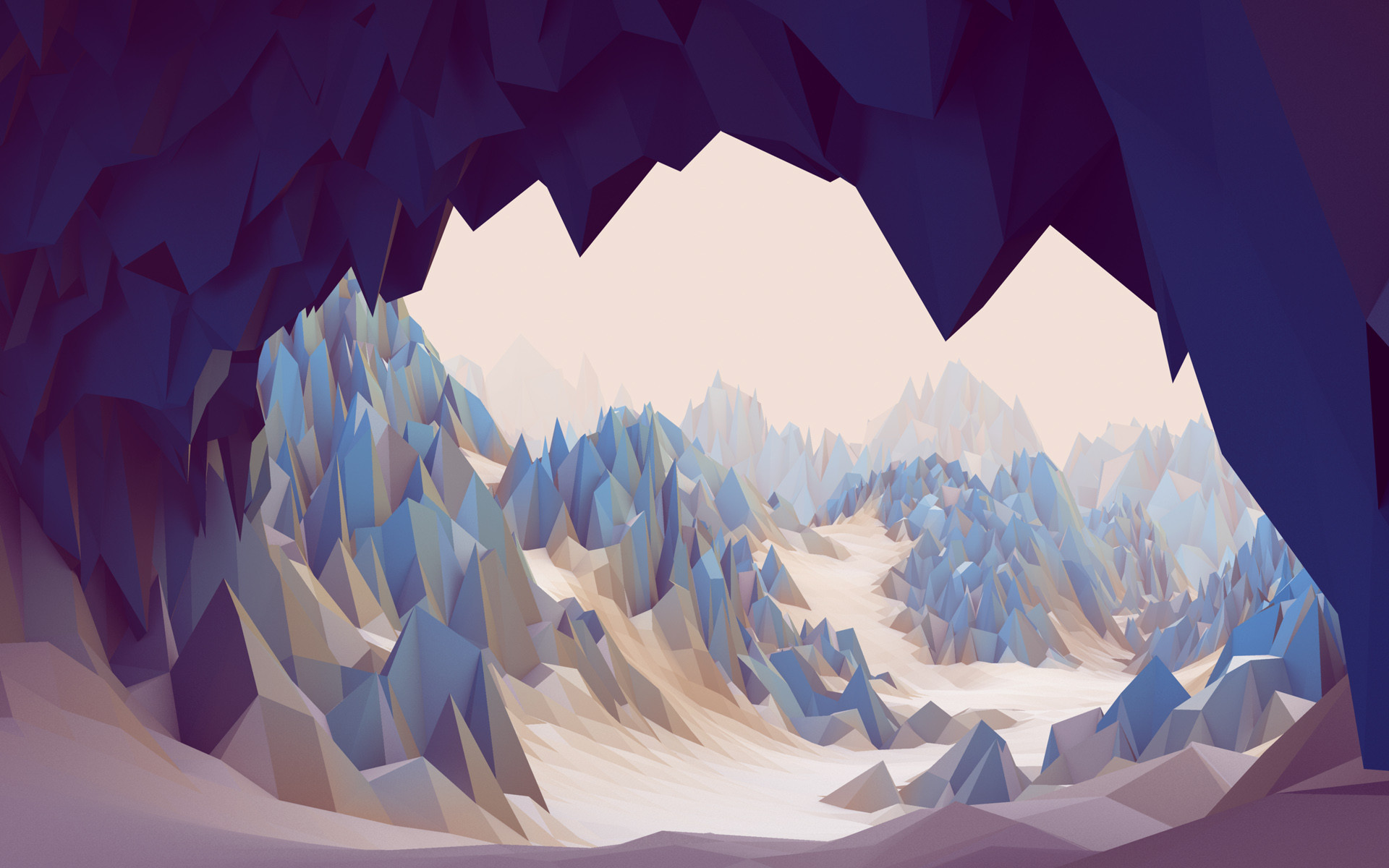 Abstract Mountains Wallpapers