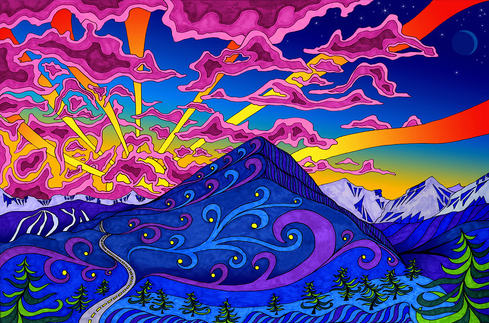 Abstract Psychedelic Wallpapers