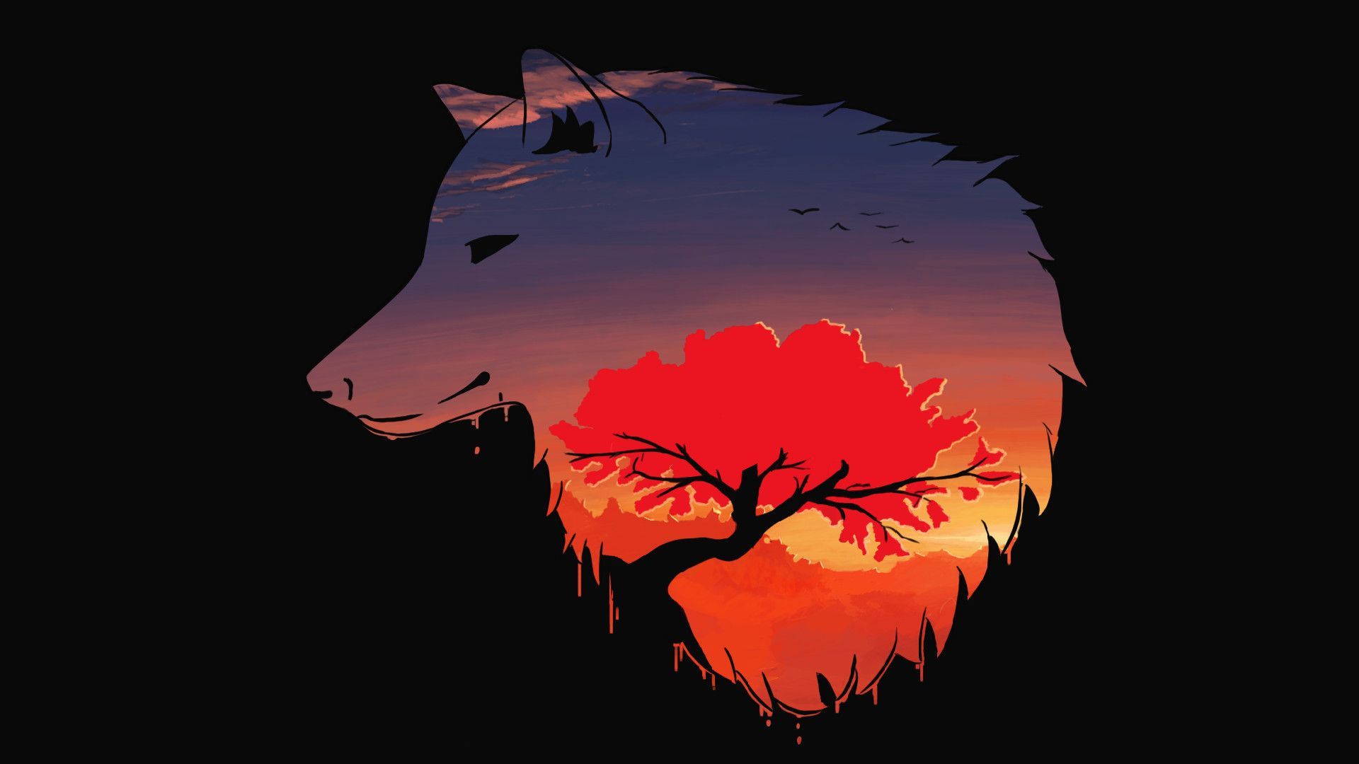 Abstract Wolf Wallpapers